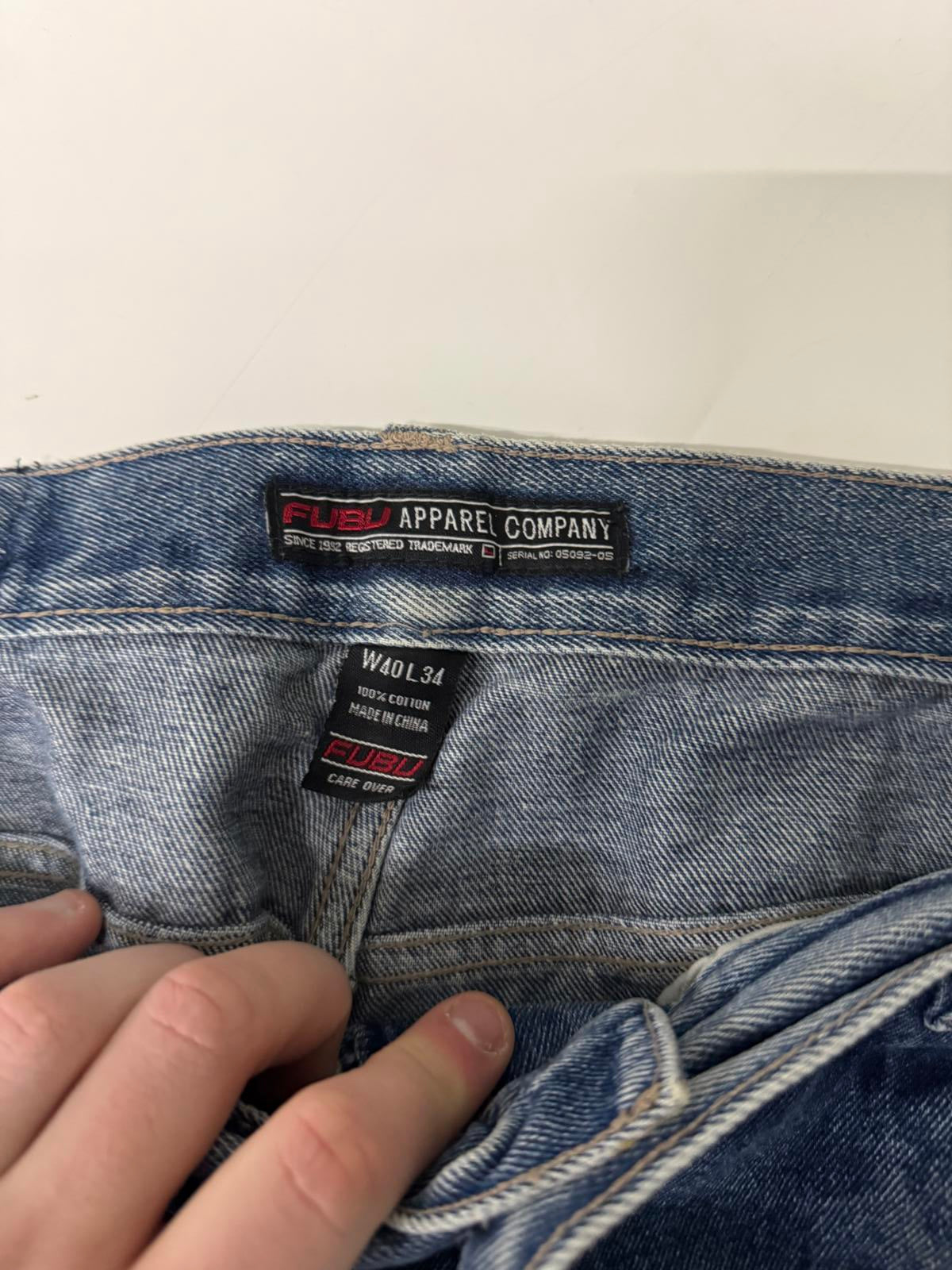 Vintage FUBU baggy carpenter hip hop Jeans (W40)