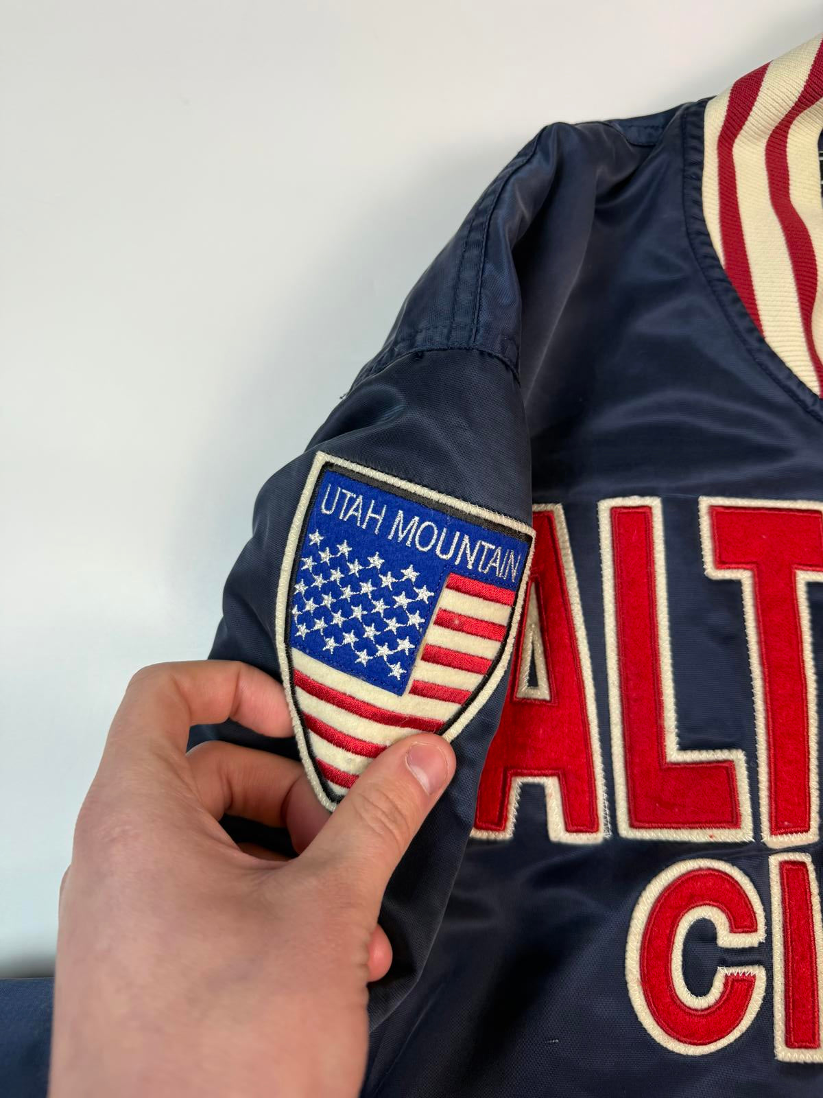 Vintage Kappa Salt Lake city bomber varsity jacket (L)