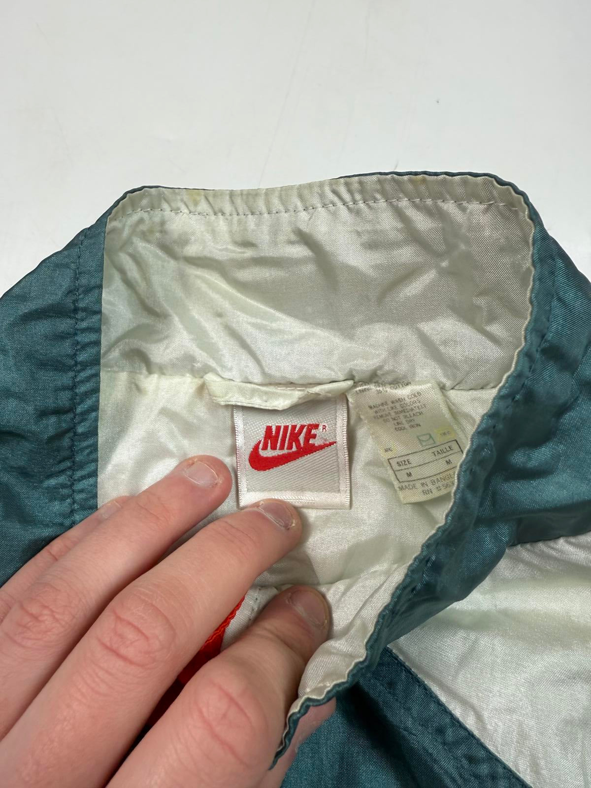 Vintage 90s Nike colour block track jacket (M)