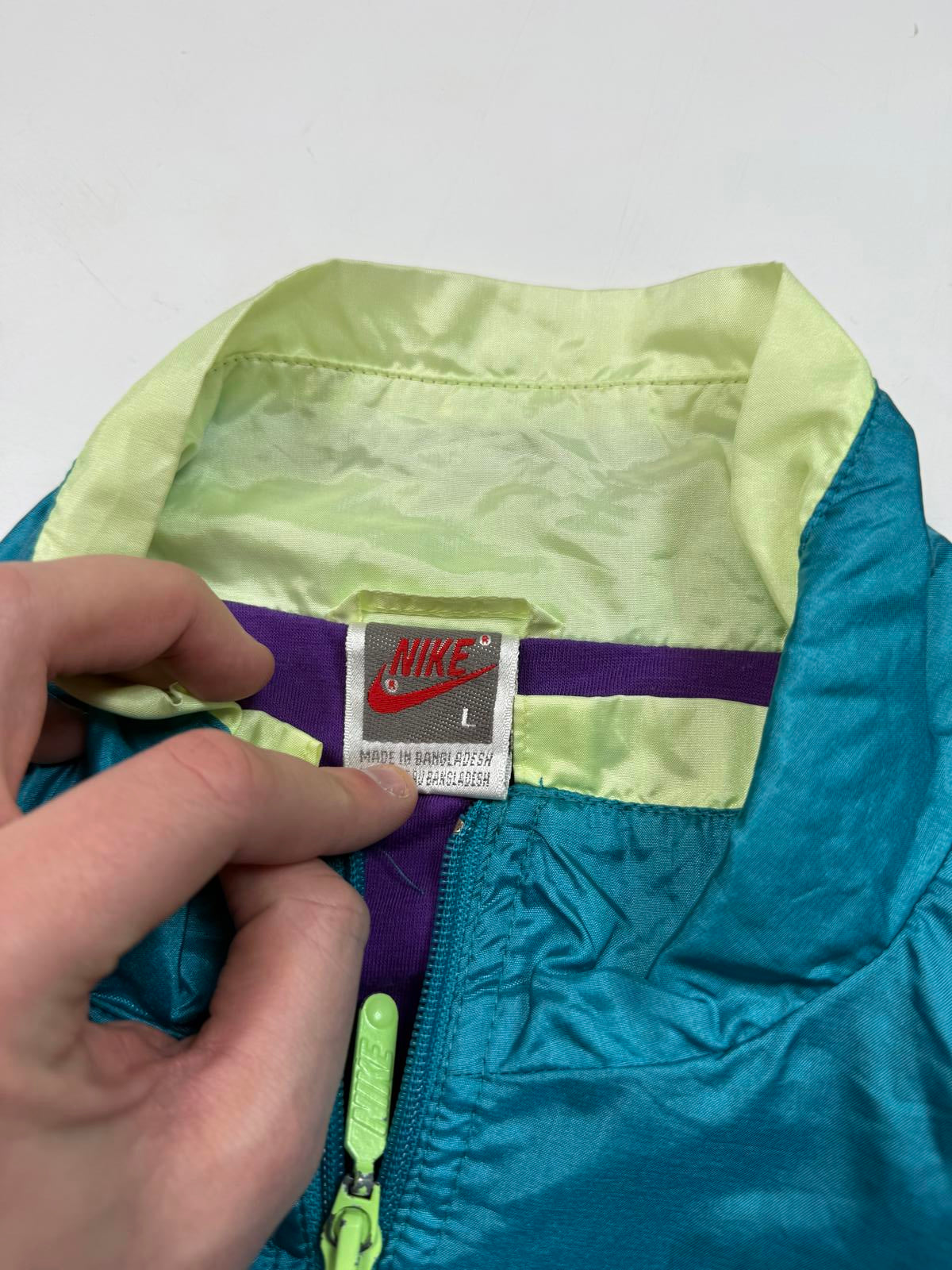 Vintage 90s Nike sports & fitness colour block tracksuit (L)