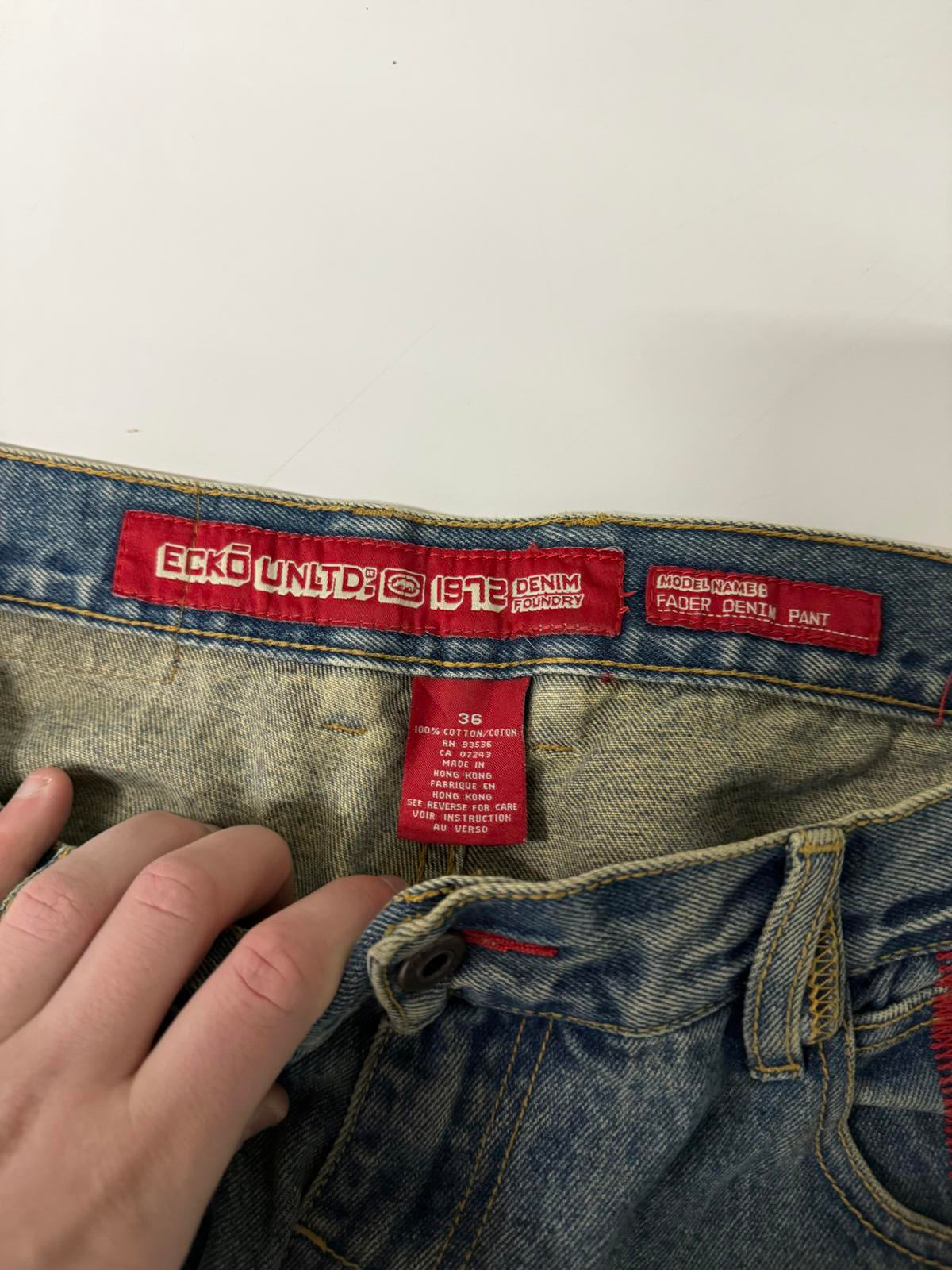 Vintage Ecko Unltd baggy hip hop Jeans (W38)