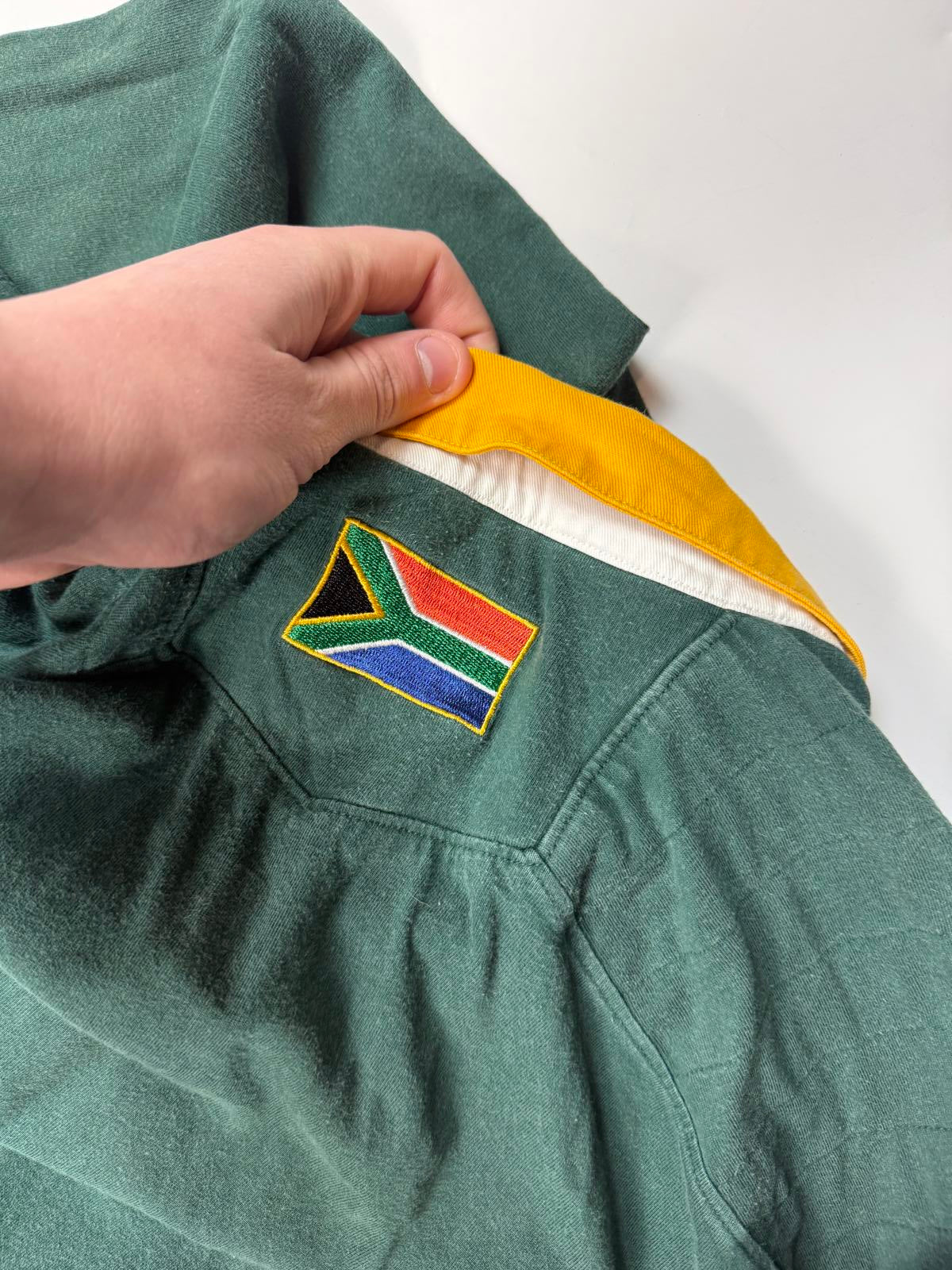South Africa 2014/15 Asics rugby union shirt (M)