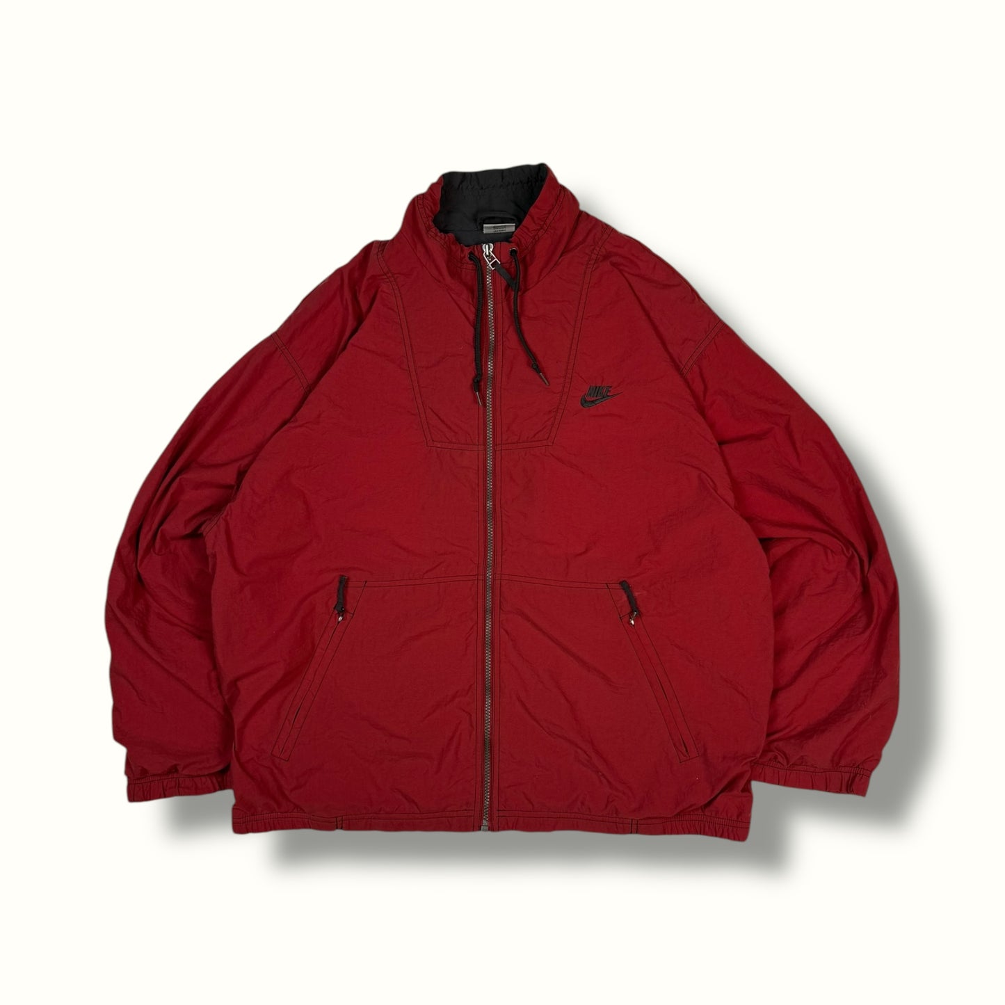 90s Nike Vintage track jacket rare red