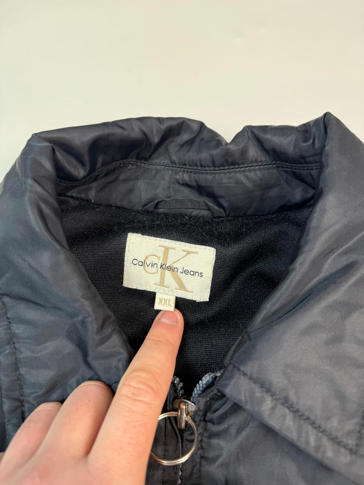 Vintage Y2K Calvin Klein harrington jacket (XXL)
