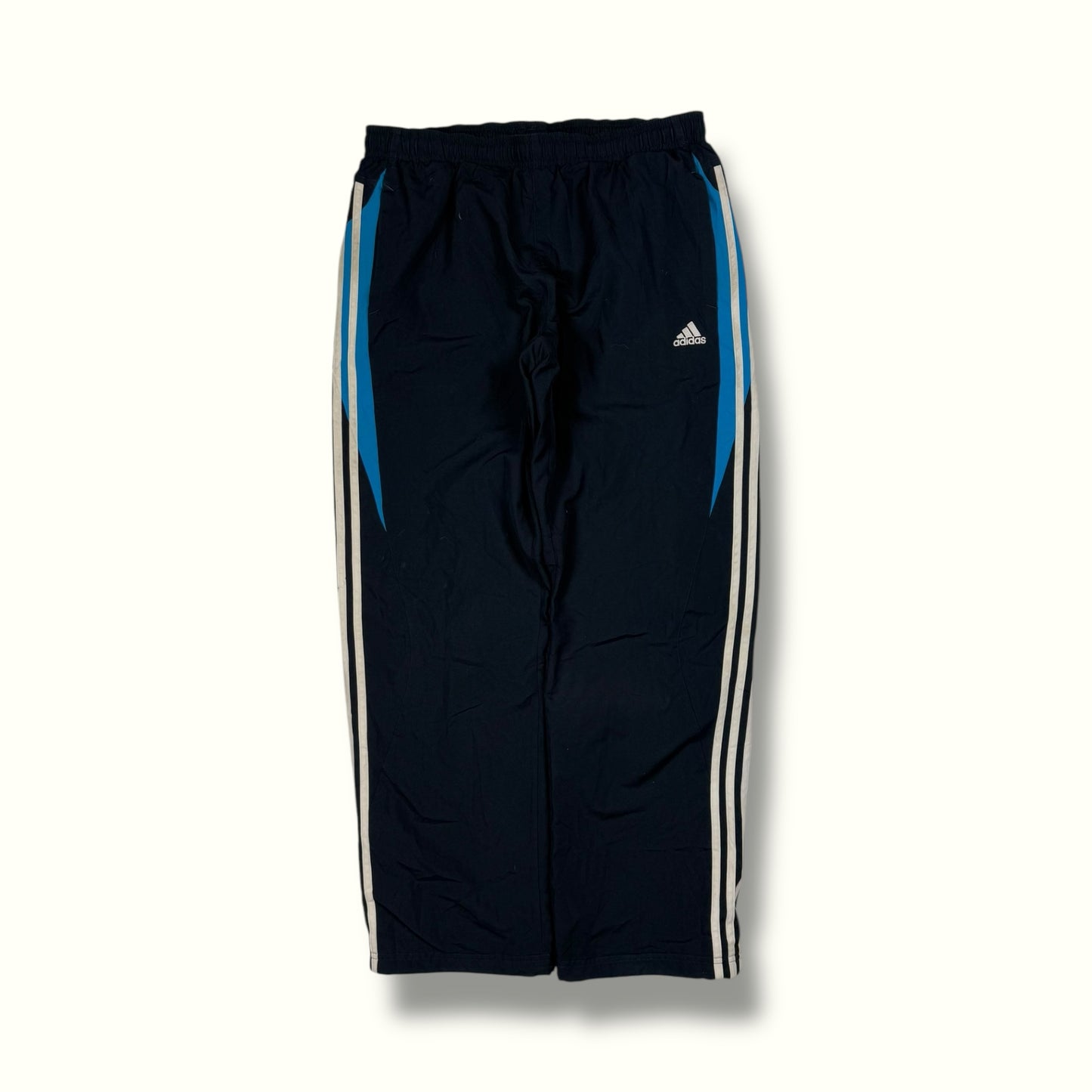 Vintage adidas baggy track pants navy
