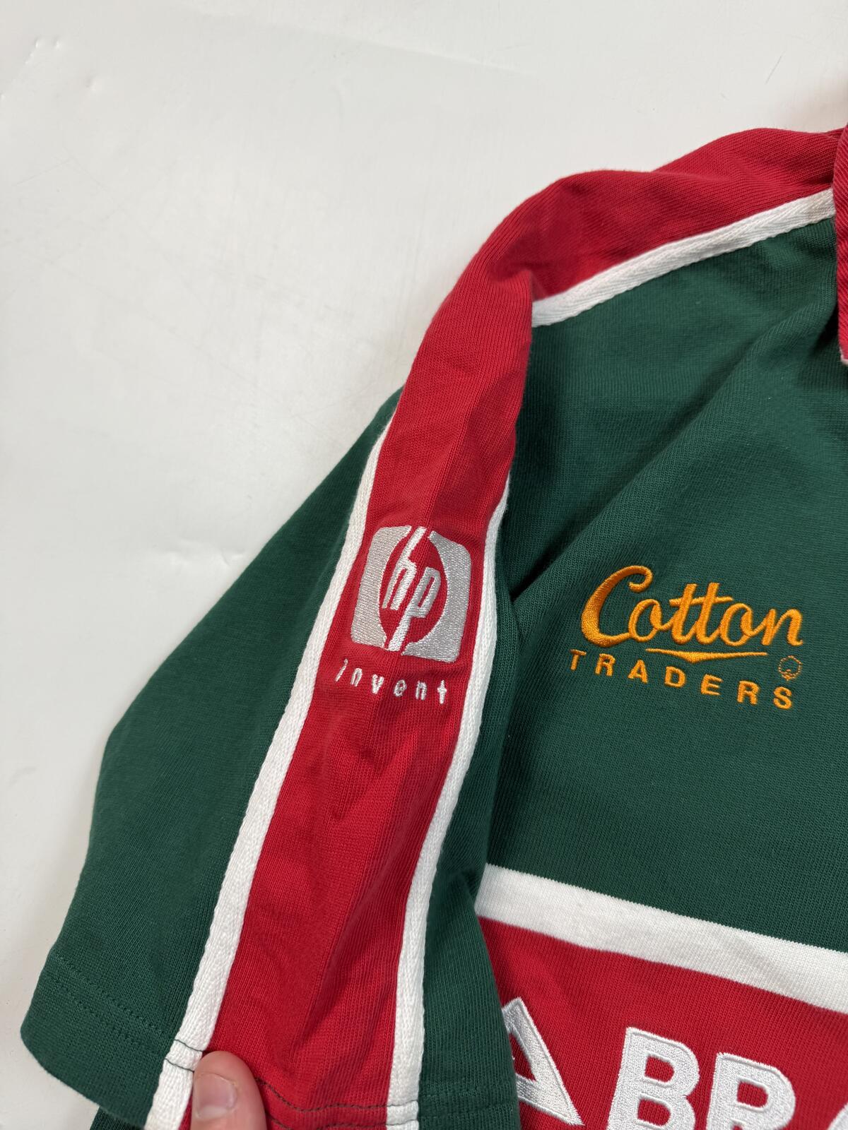 Vintage Leicester Tigers 2002/03 Cotton Traders rugby shirt (M)