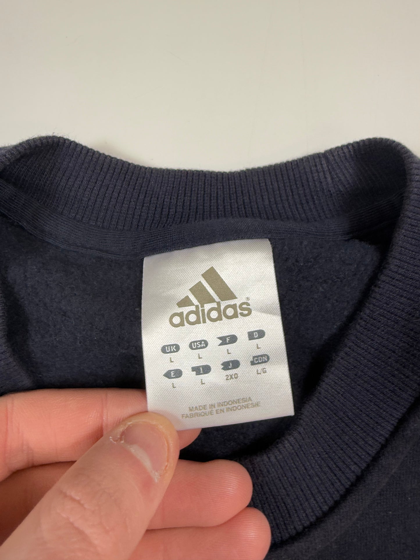Vintage Adidas spell out sweatshirt (L)