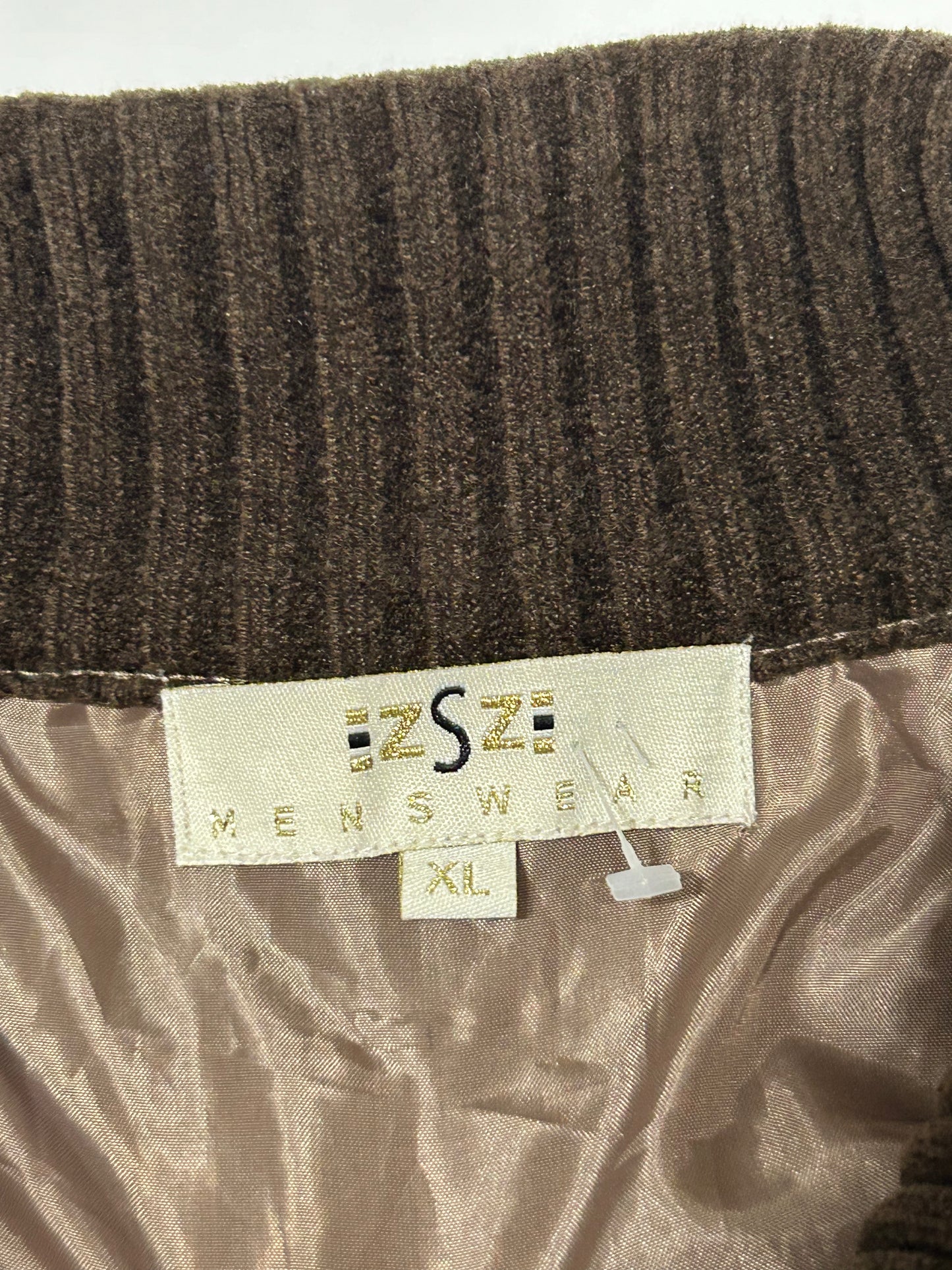 Vintage full zip grandad knit sweater (XL)