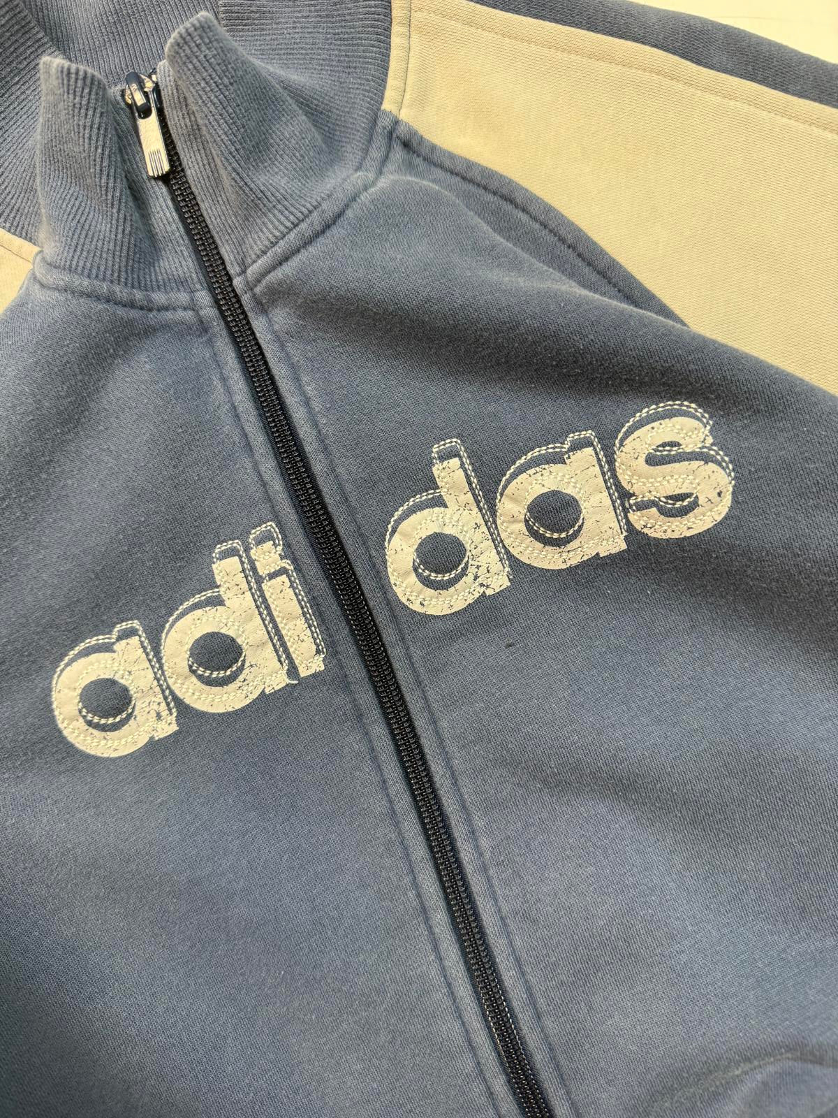 Vintage Adidas spell out track top (XL)