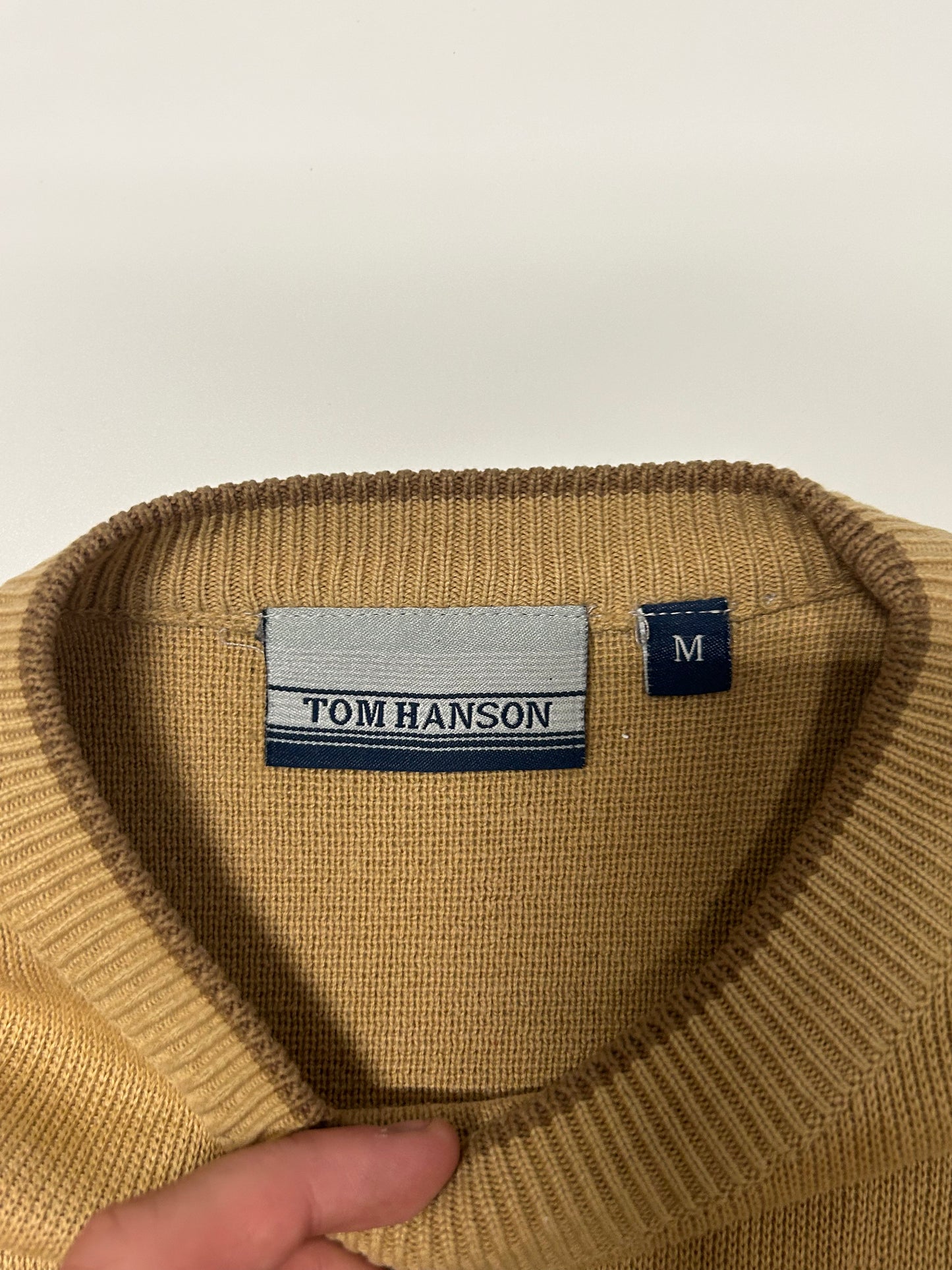 Vintage Tom Hanson grandad knit sweater (M)