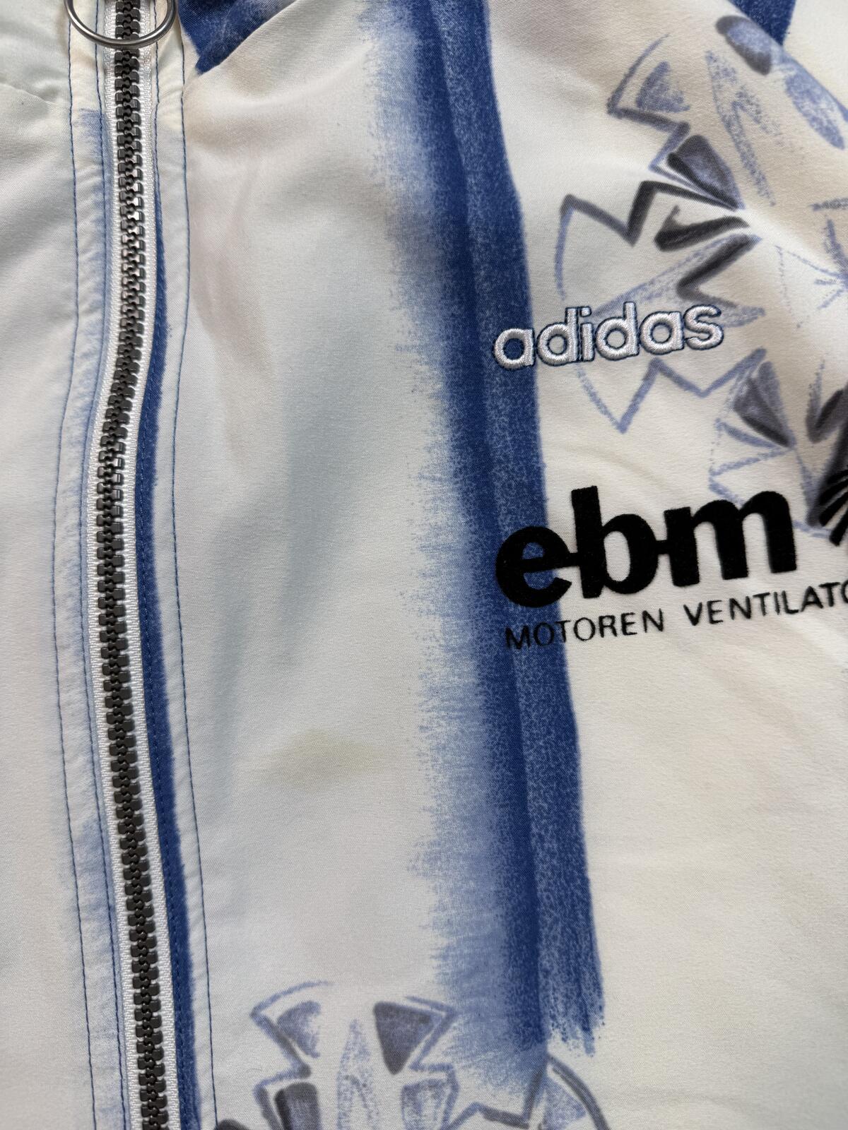 Vintage 90s adidas originals abstract track jacket (L)