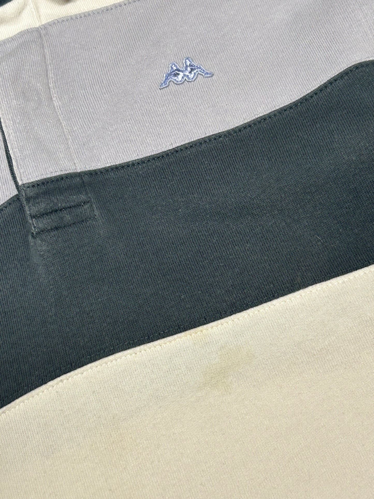 Vintage Kappa striped rugby polo (S)