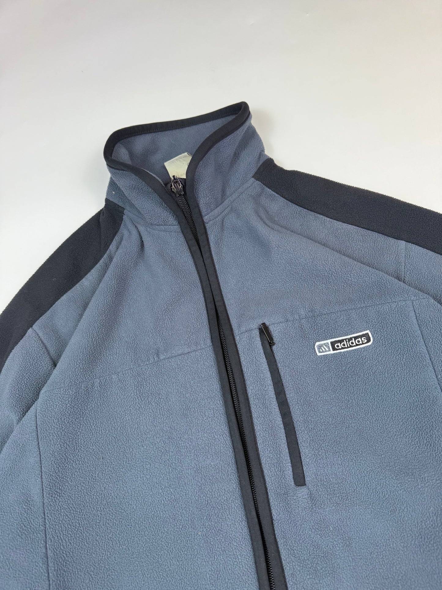 Vintage Adidas full zip up fleece (L)