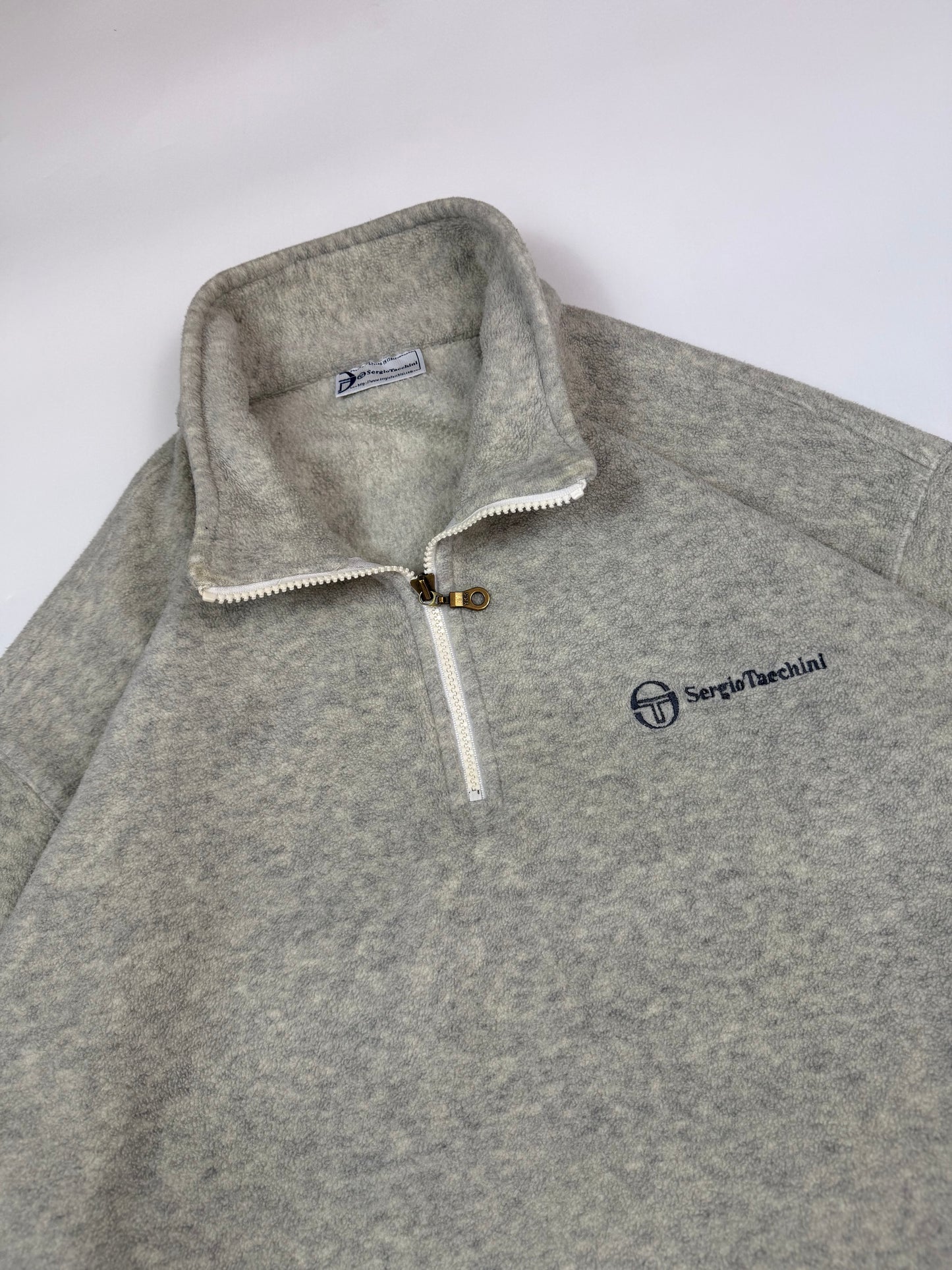 Vintage Sergio Tacchini quarter zip fleece (XL)