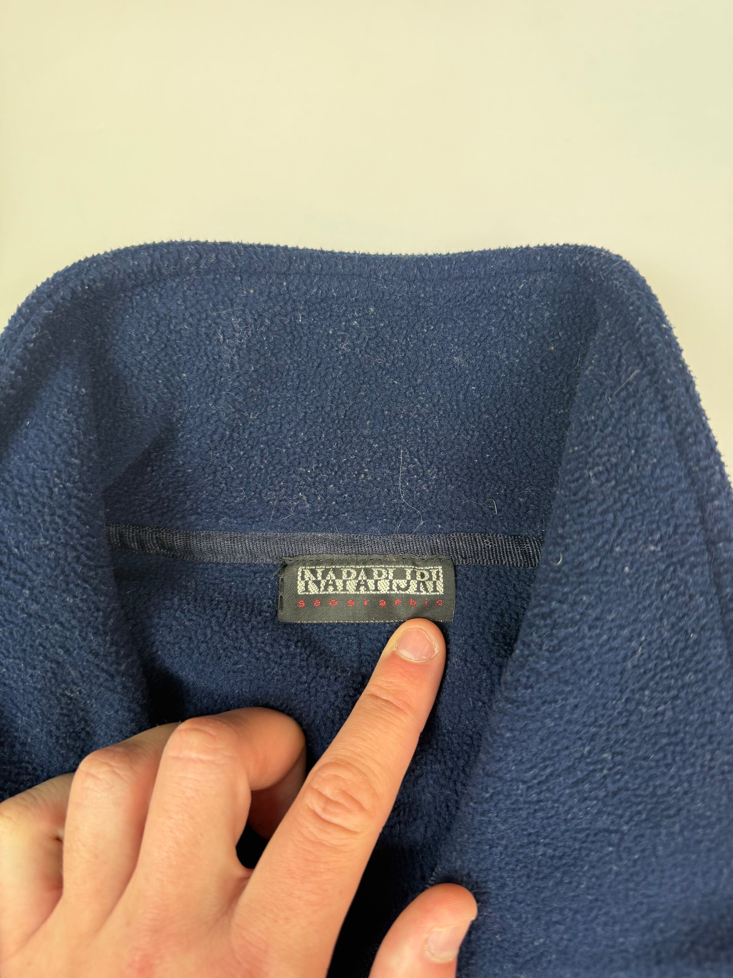 Vintage Napapijri quarter zip fleece (L)