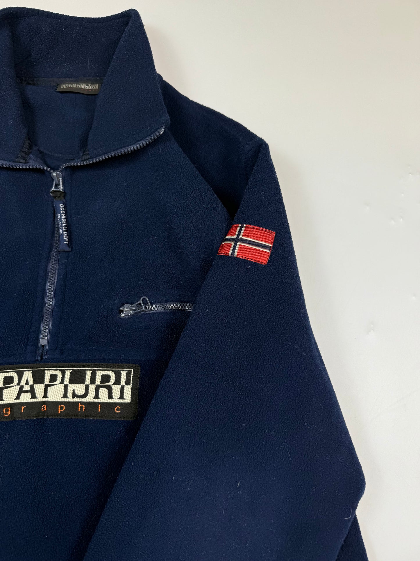 Vintage Napapijri quarter zip fleece (L)