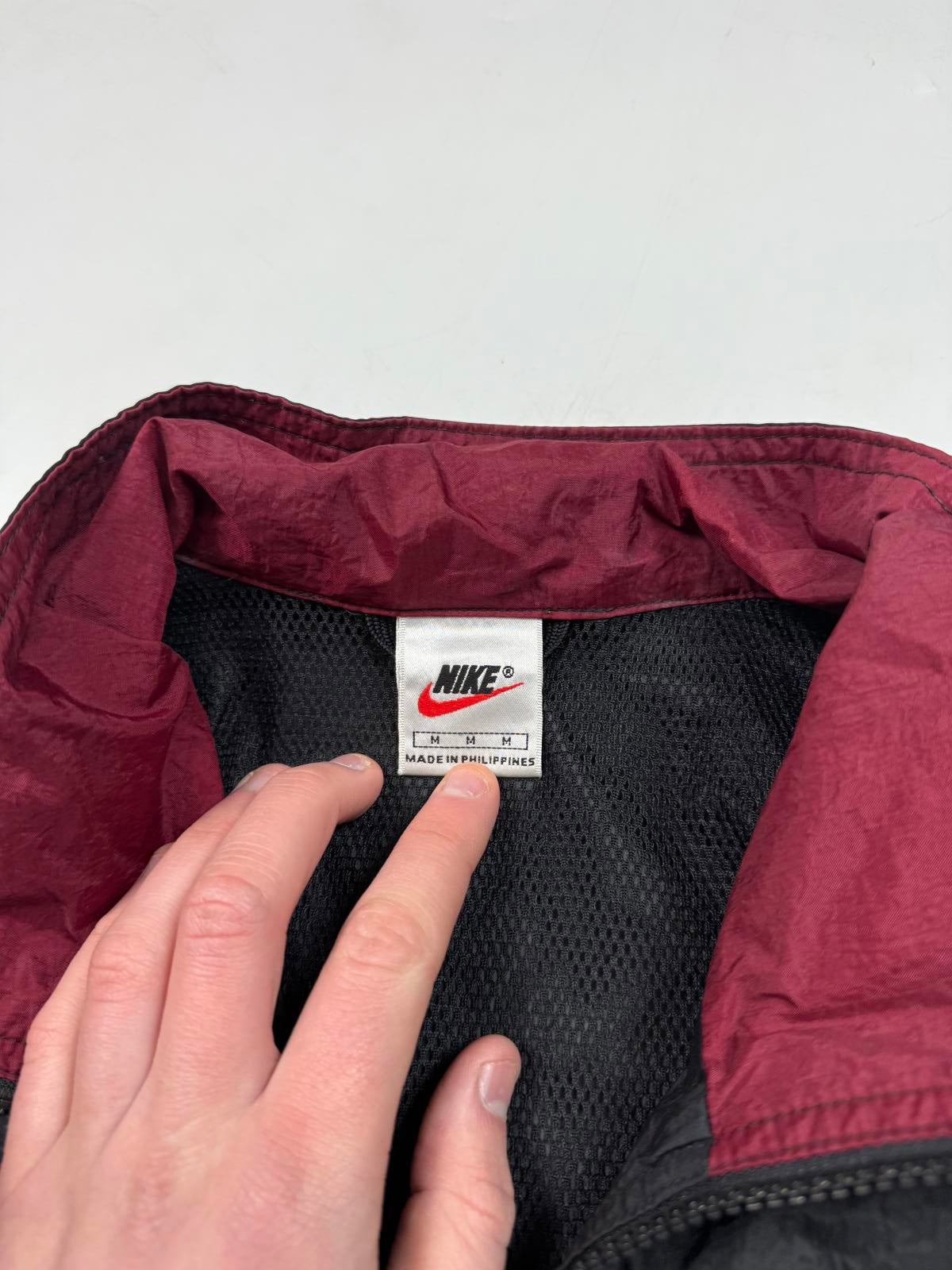 Vintage 90s Nike colour block track jacket (M)