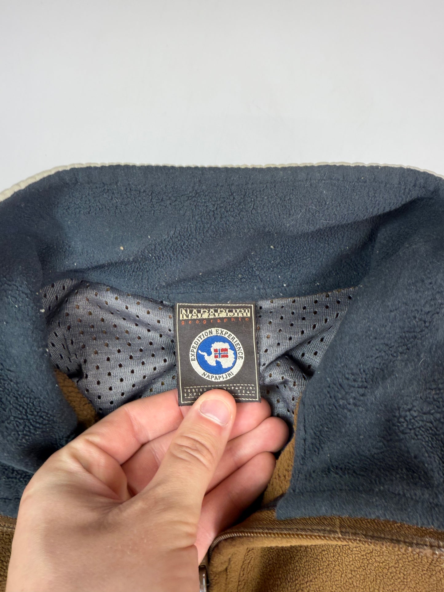 Vintage Napapijri quarter zip fleece (M)