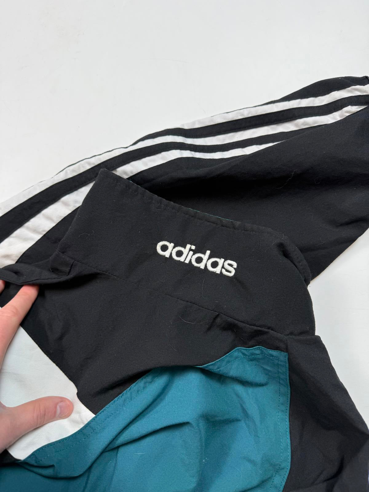 Vintage 90s adidas originals colour block track top (L)