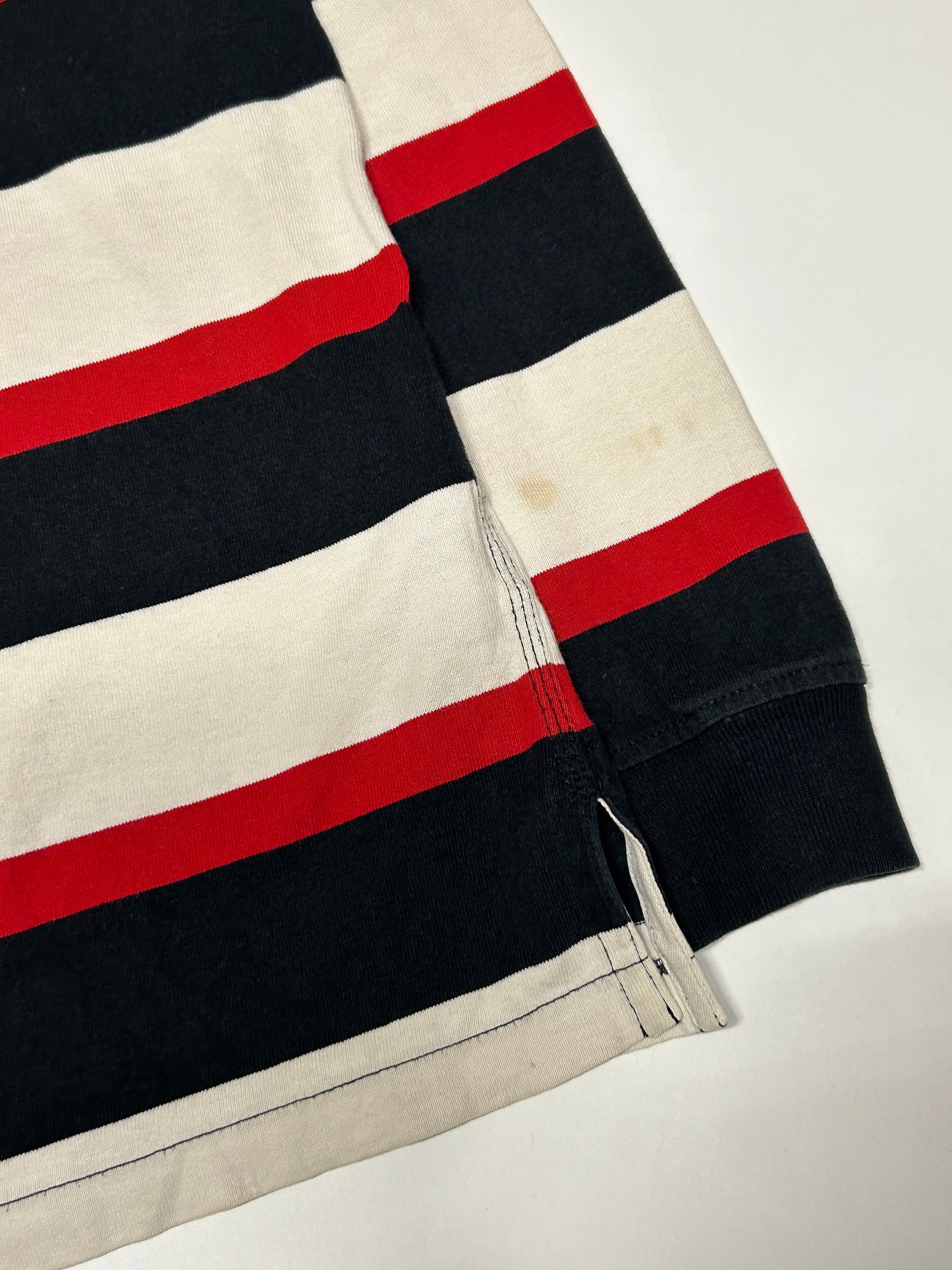 Vintage Ralph Lauren striped rugby polo shirt (M)