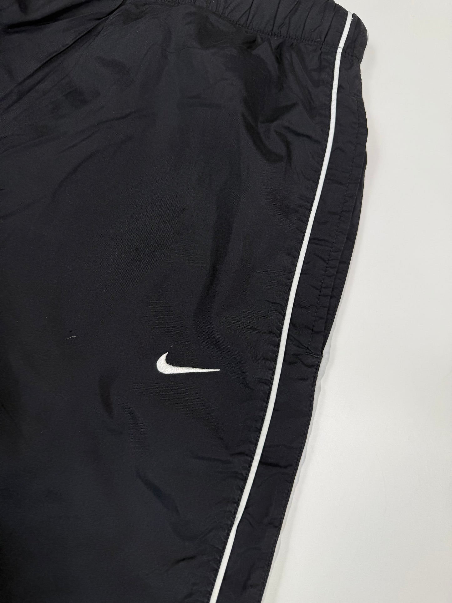 Vintage Nike baggy side stripe track pants (XL)
