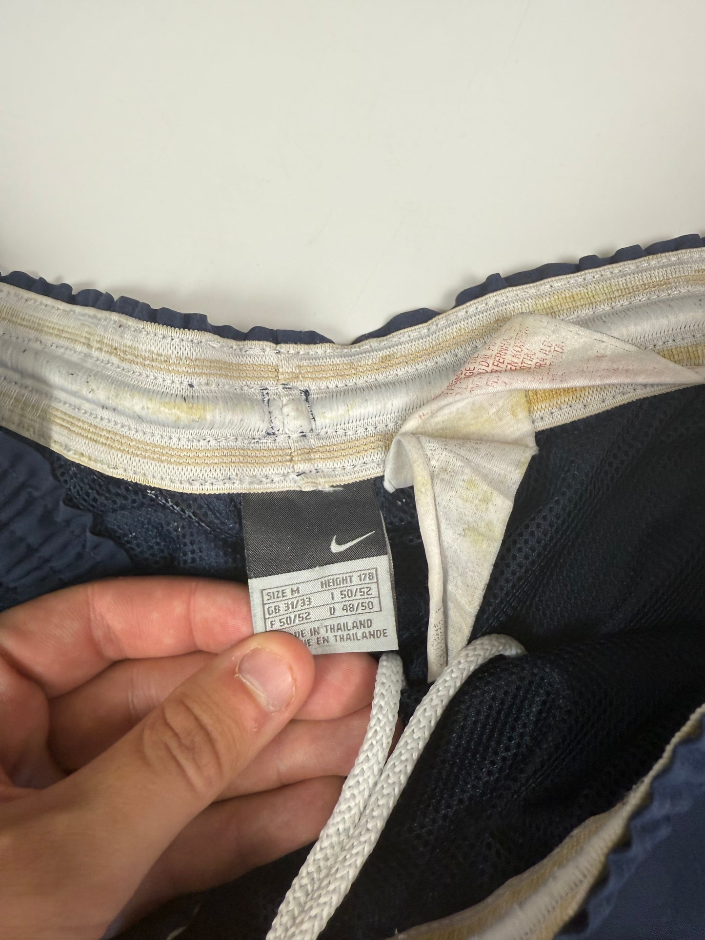 Vintage Nike shield baggy track pants (M)