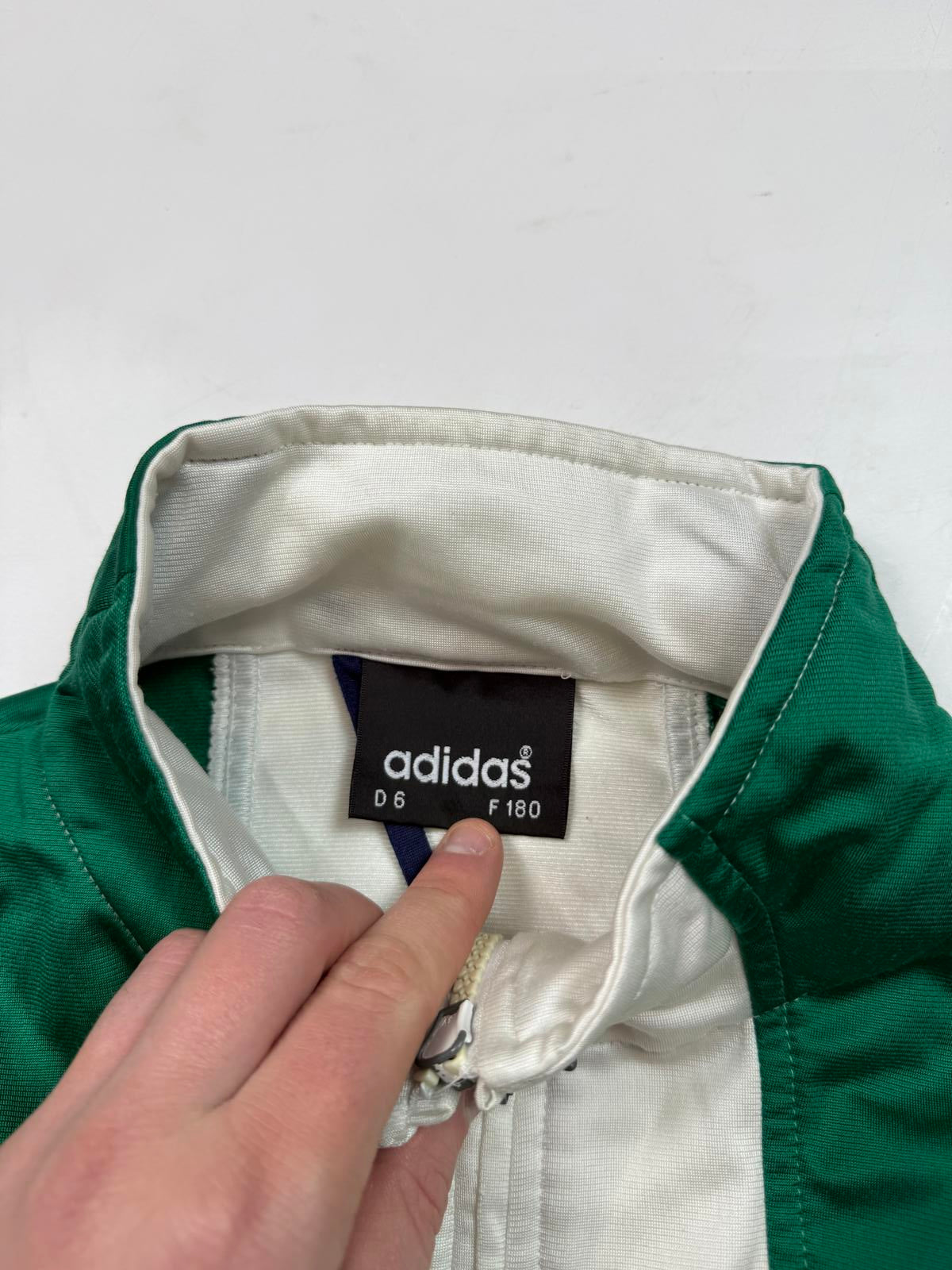 Vintage 90s adidas originals colour block track jacket (L)
