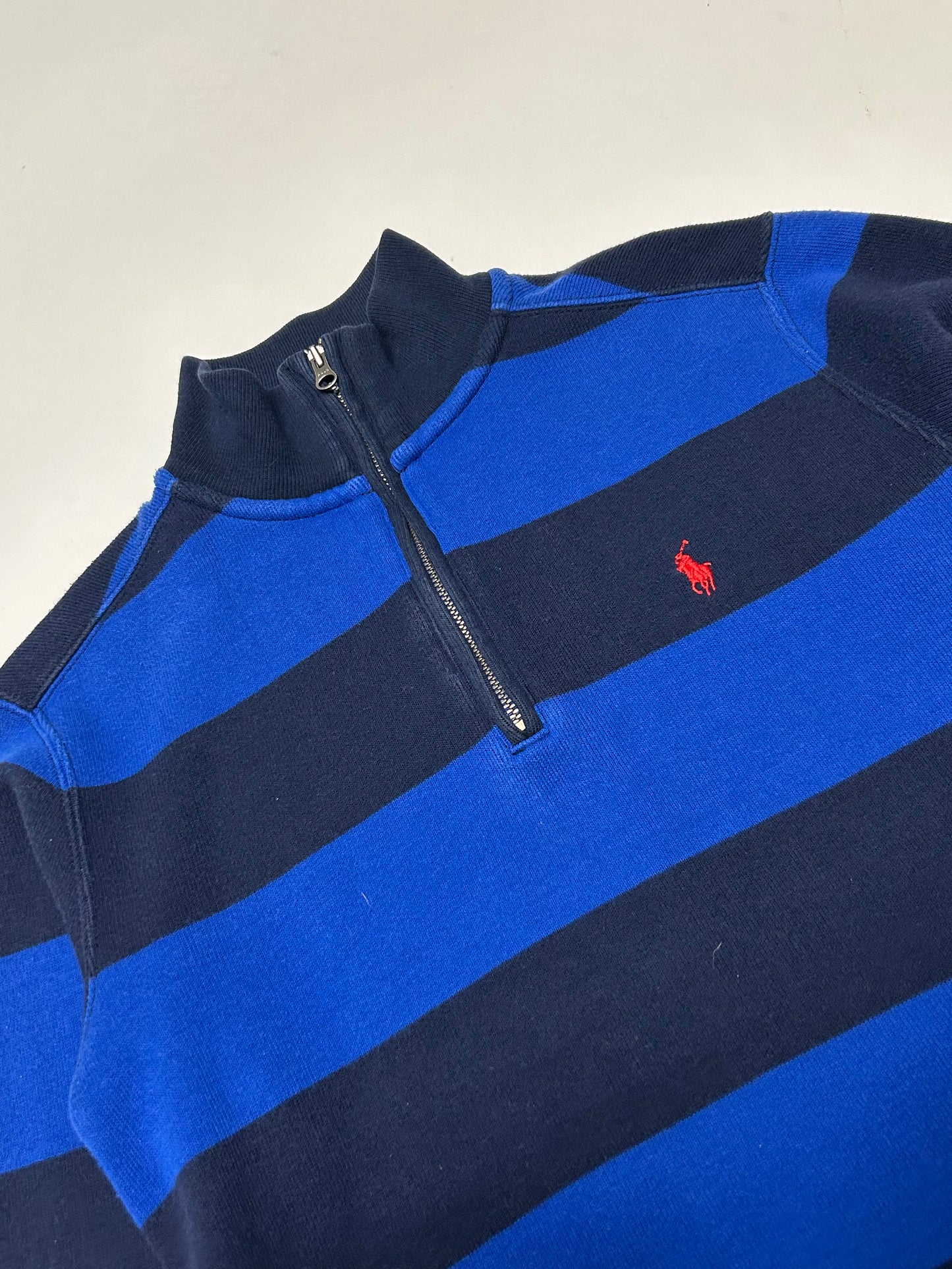 Youth Ralph Lauren striped quarter zip (M)