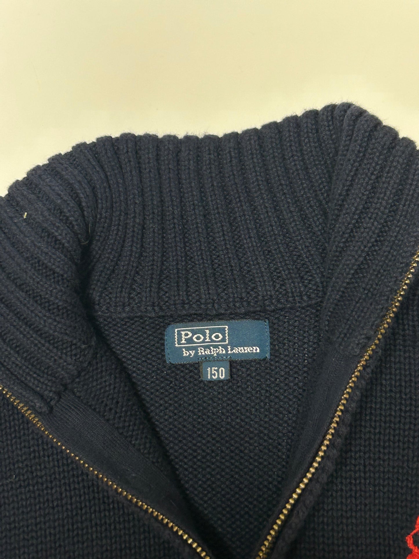 Youth Ralph Lauren quarter zip knit (M)