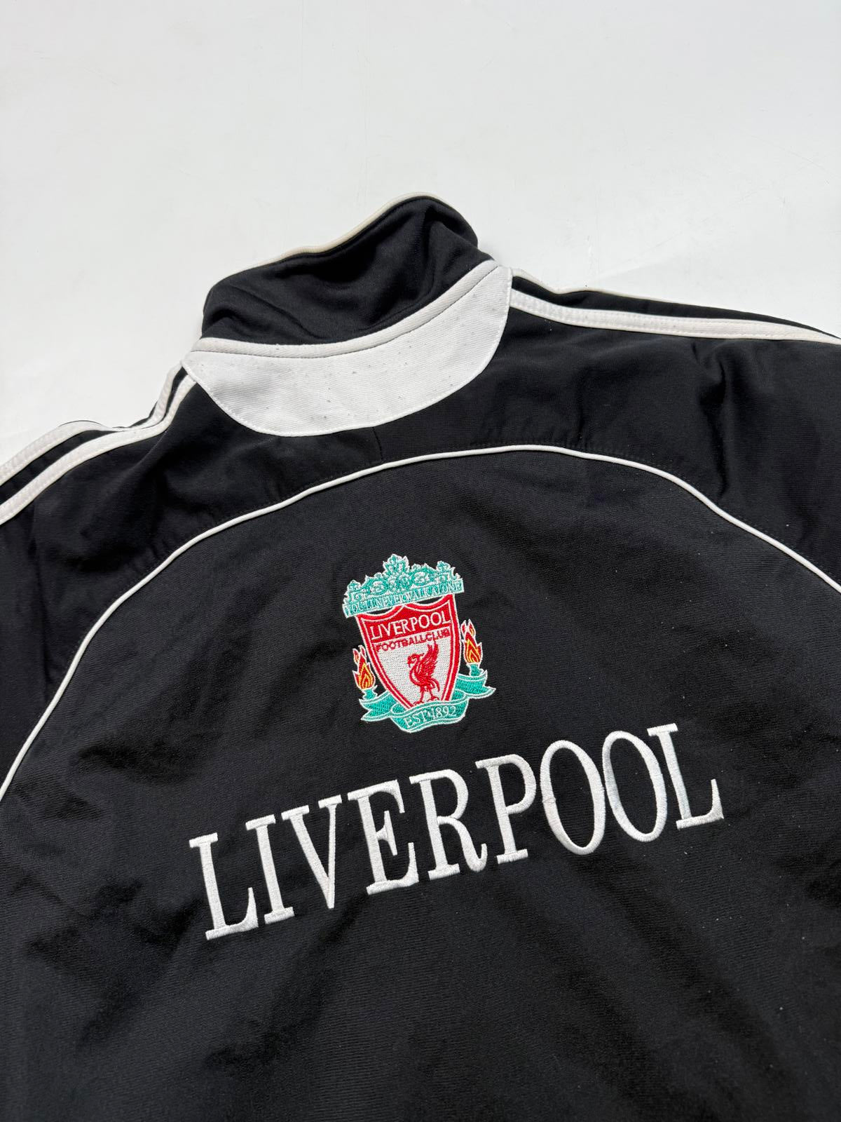 Vintage Liverpool 2007/08 Adidas football track top (S)