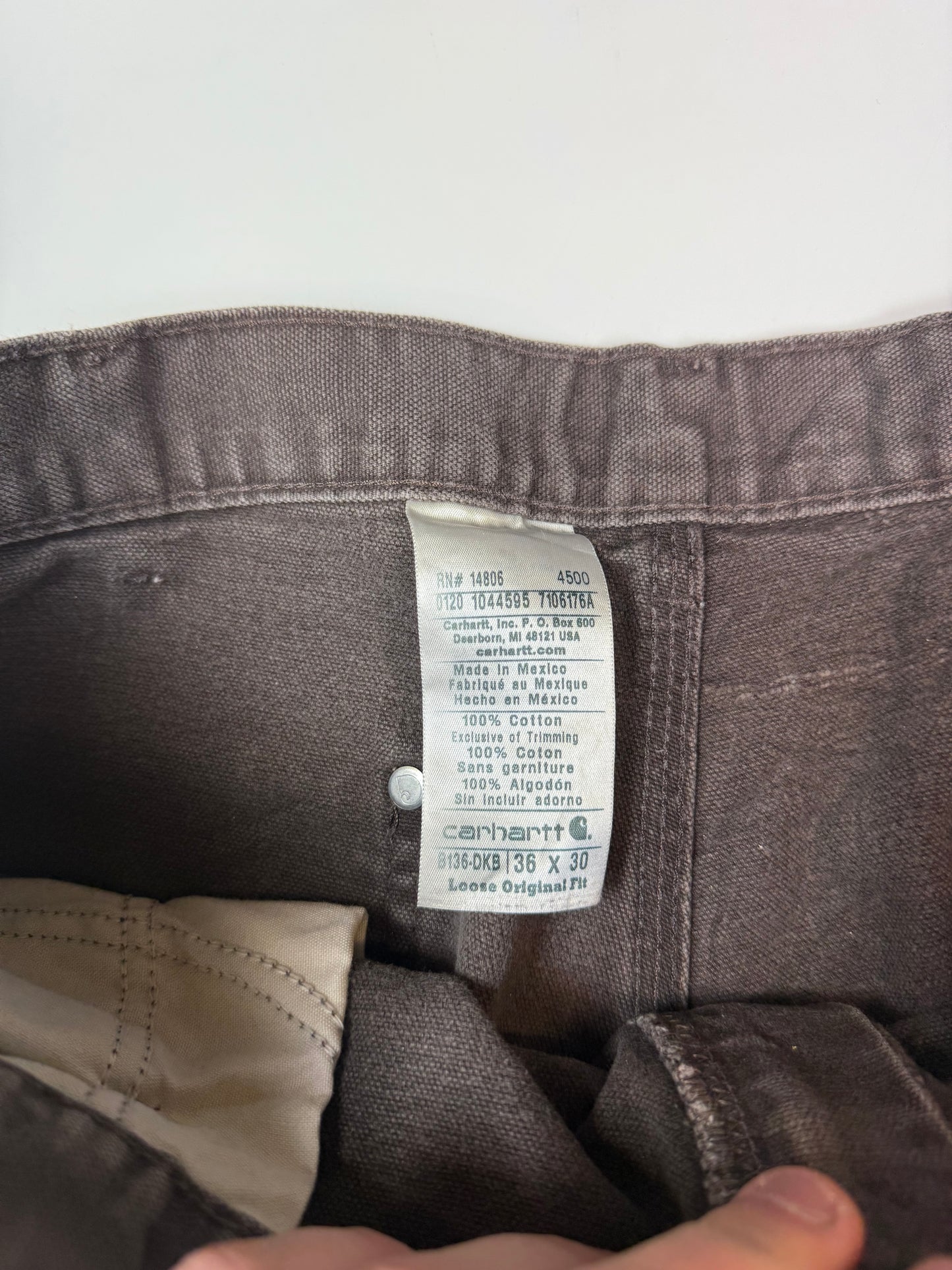 Carhartt double knee baggy carpenter pants (W36)