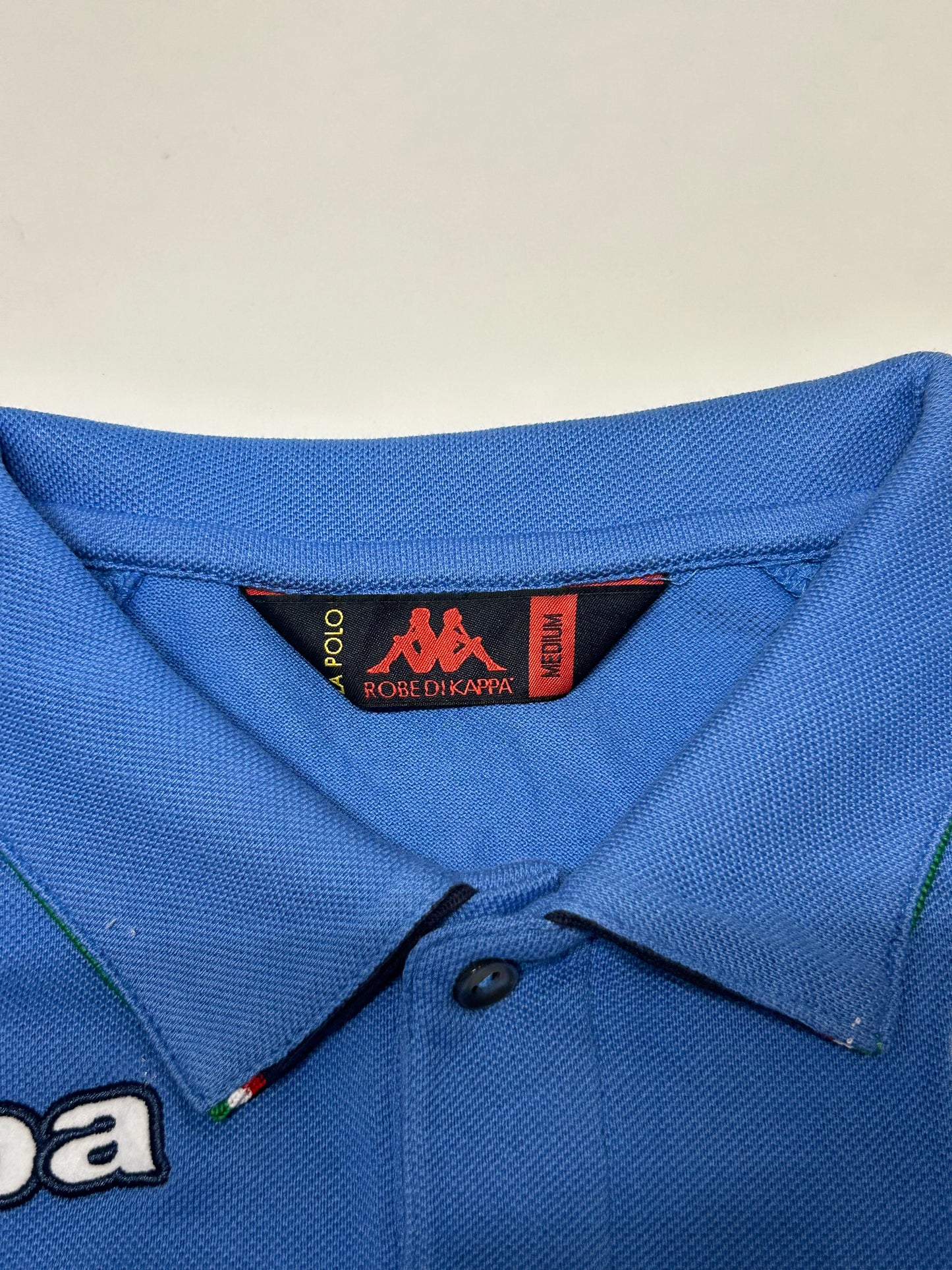 Vintage Kappa Italy ski team long sleeve polo shirt (M)