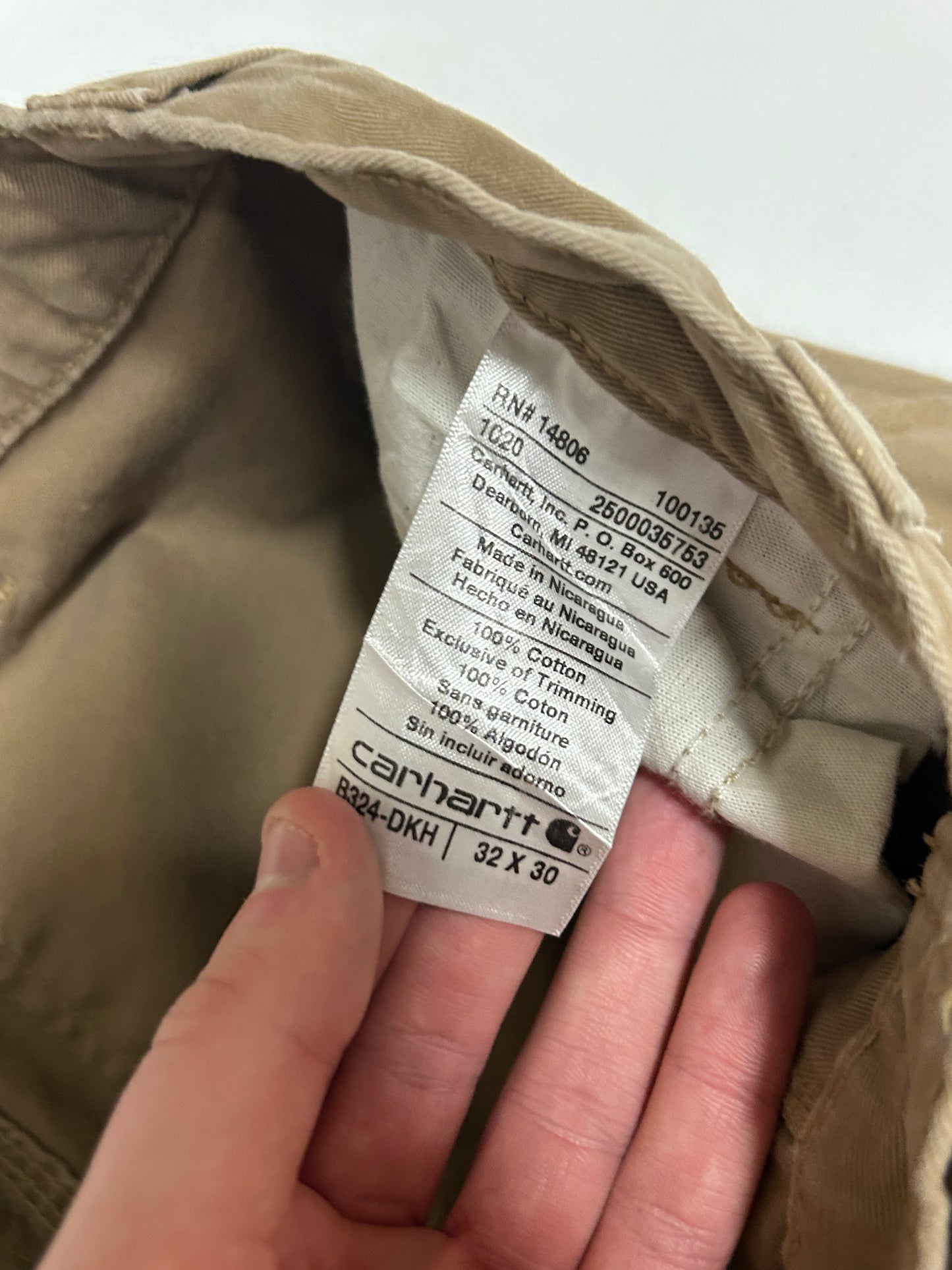 Carhartt carpenter pants (W32)