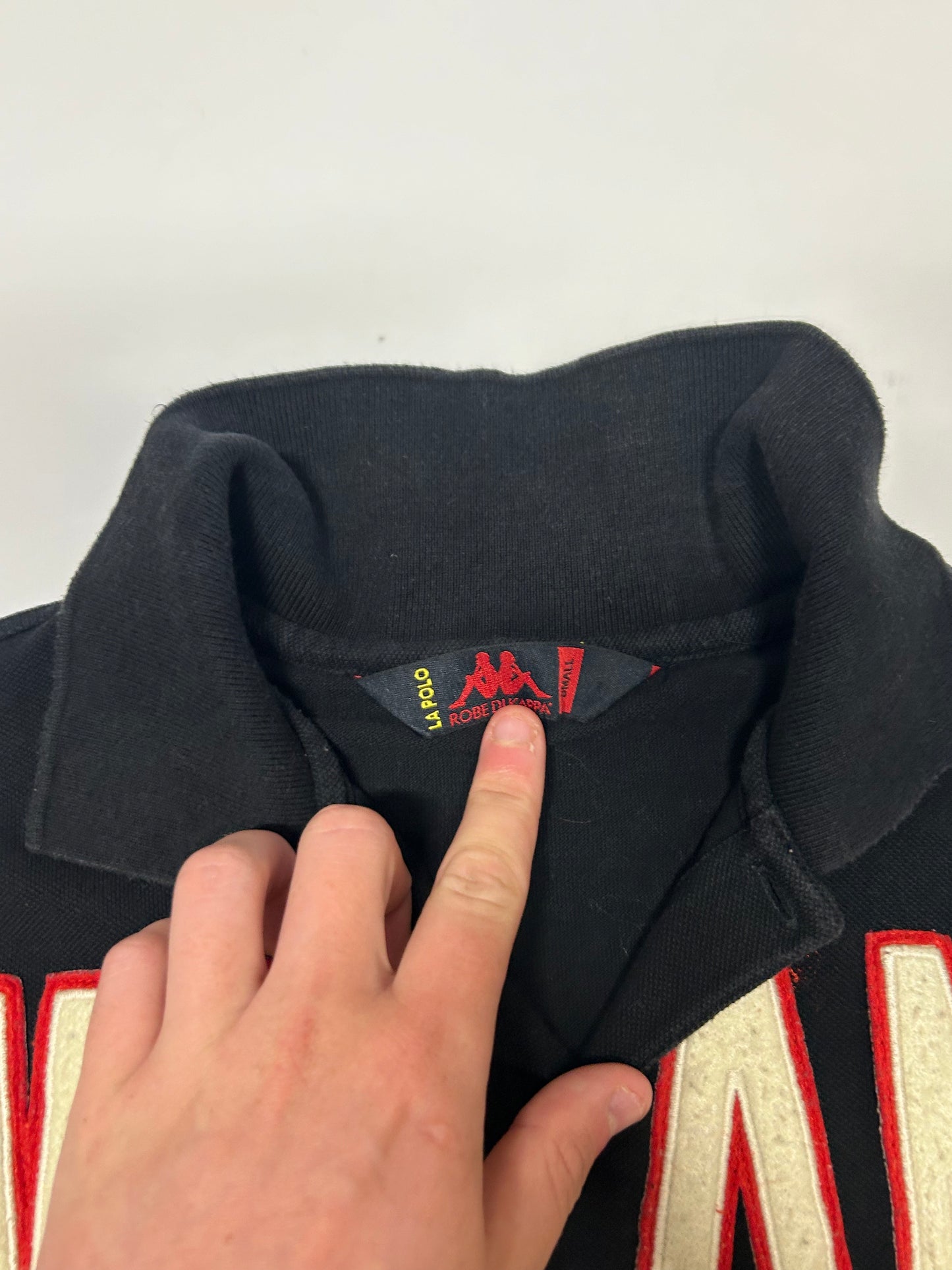 Vintage Kappa Milano long sleeve polo shirt (S)