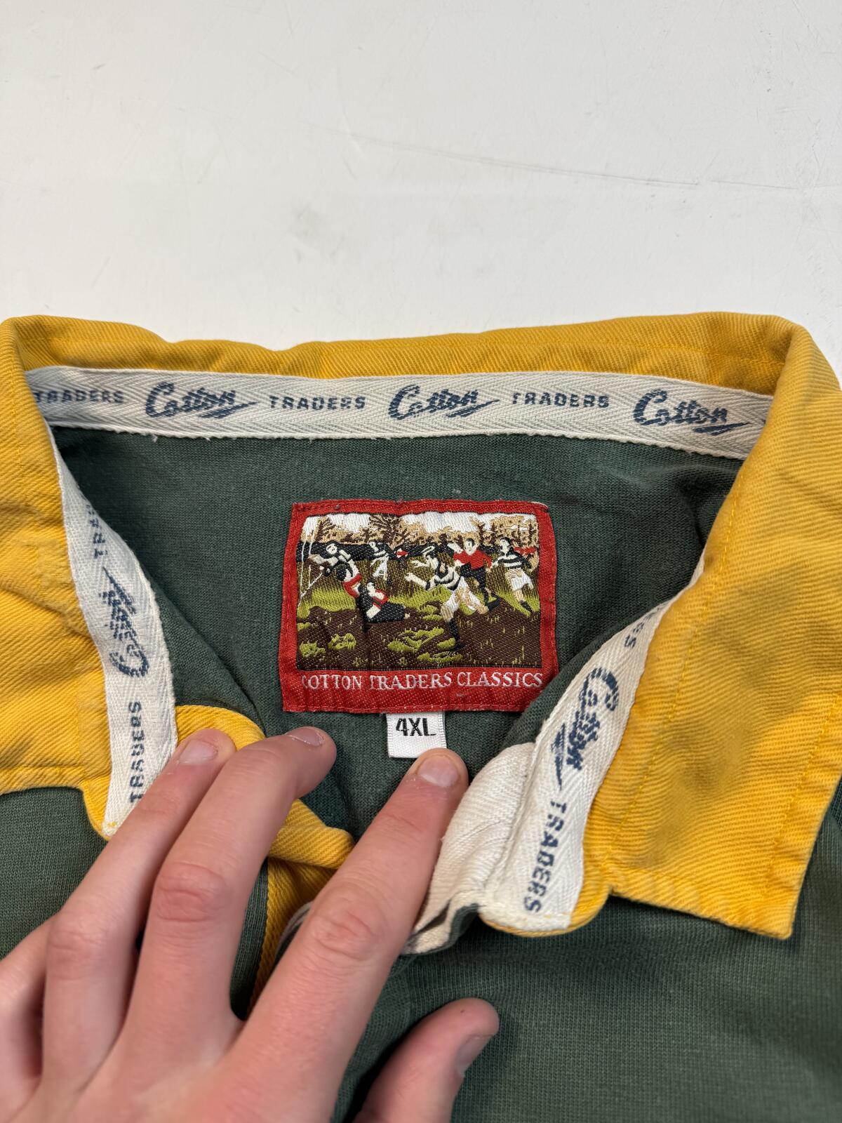 Vintage 90s South Africa Cotton Traders rugby shirt (4XL)