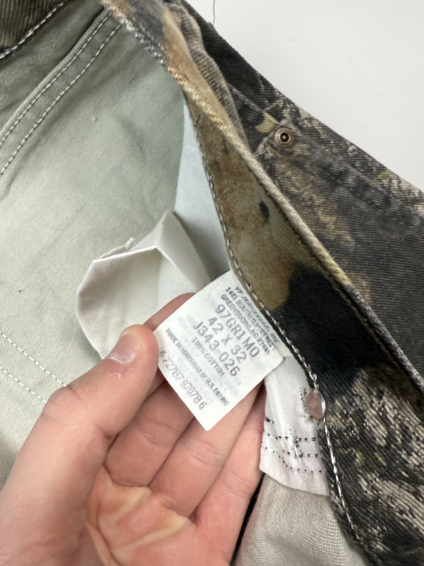 Vintage Wrangler baggy real tree trousers (W42)