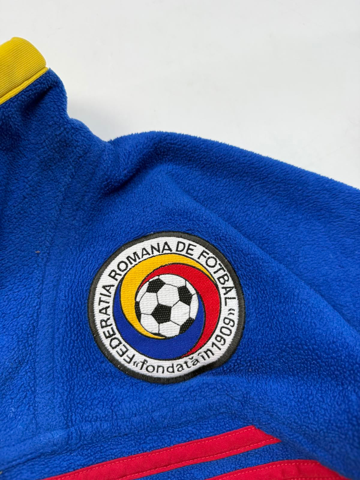 Vintage 90s Romania football 1/4 zip fleece (M)