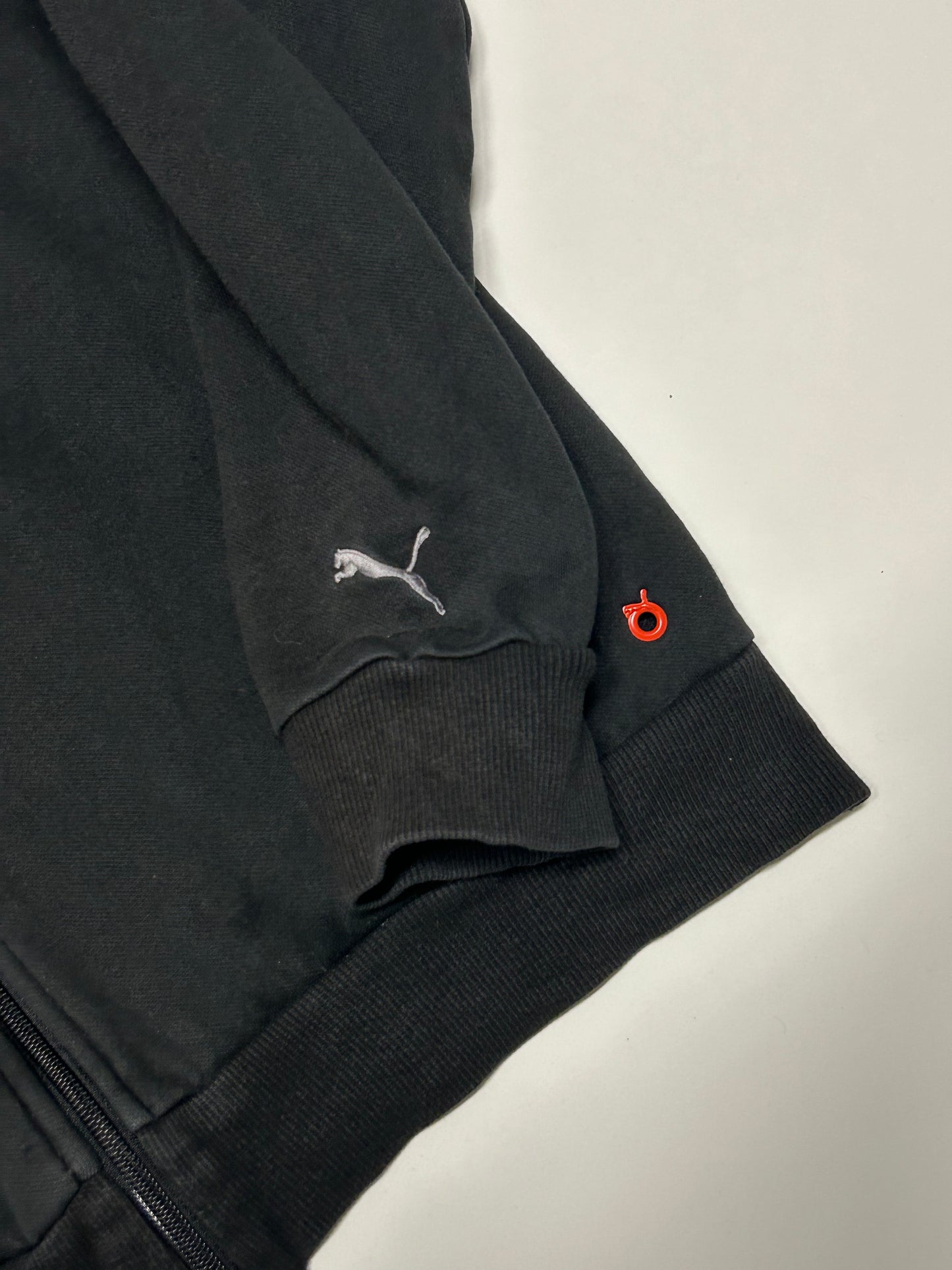 Puma spell out zip up sweatshirt (M)