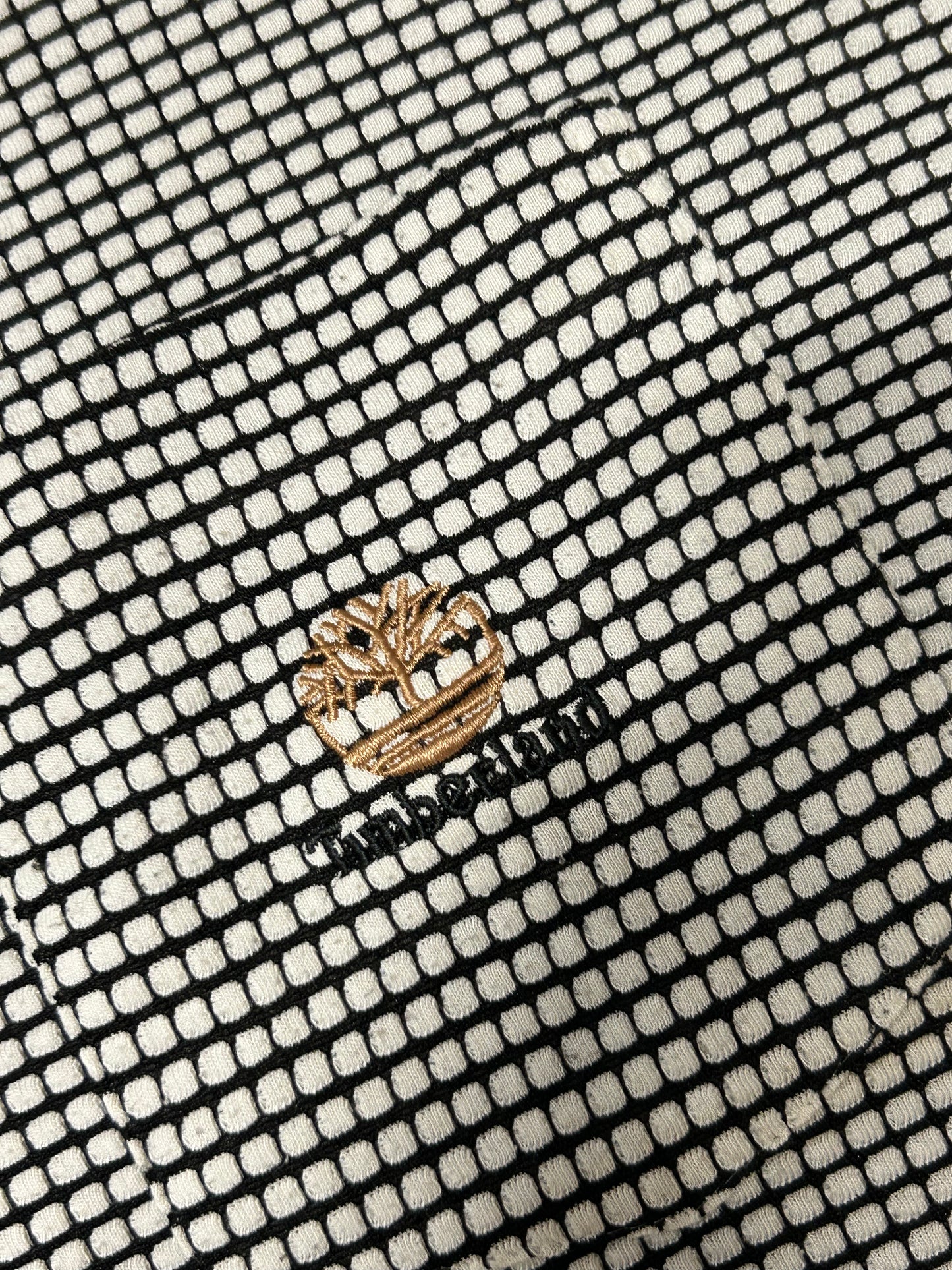 Vintage 90s Timberland check polo shirt (L)