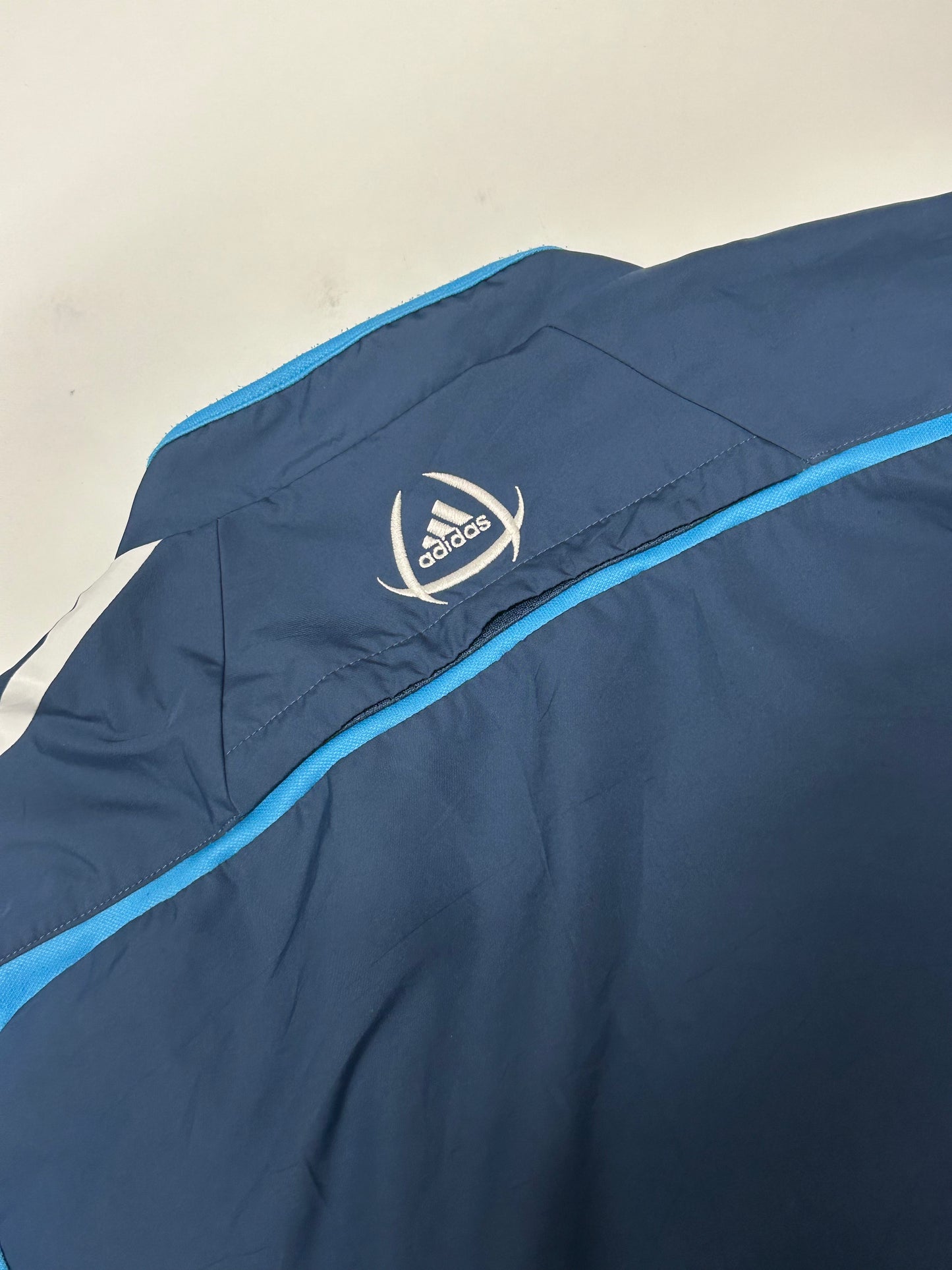 Vintage Olympique Marseille 2004 adidas pullover windbreaker (M)