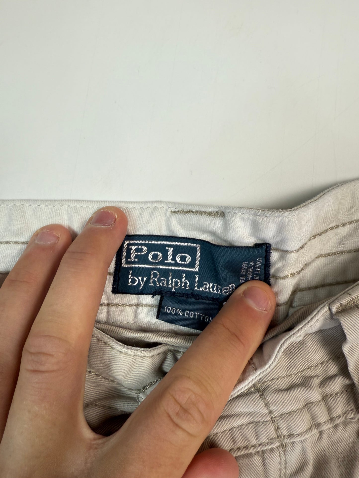 Vintage Polo Ralph Lauren baggy cargo shorts (W32)