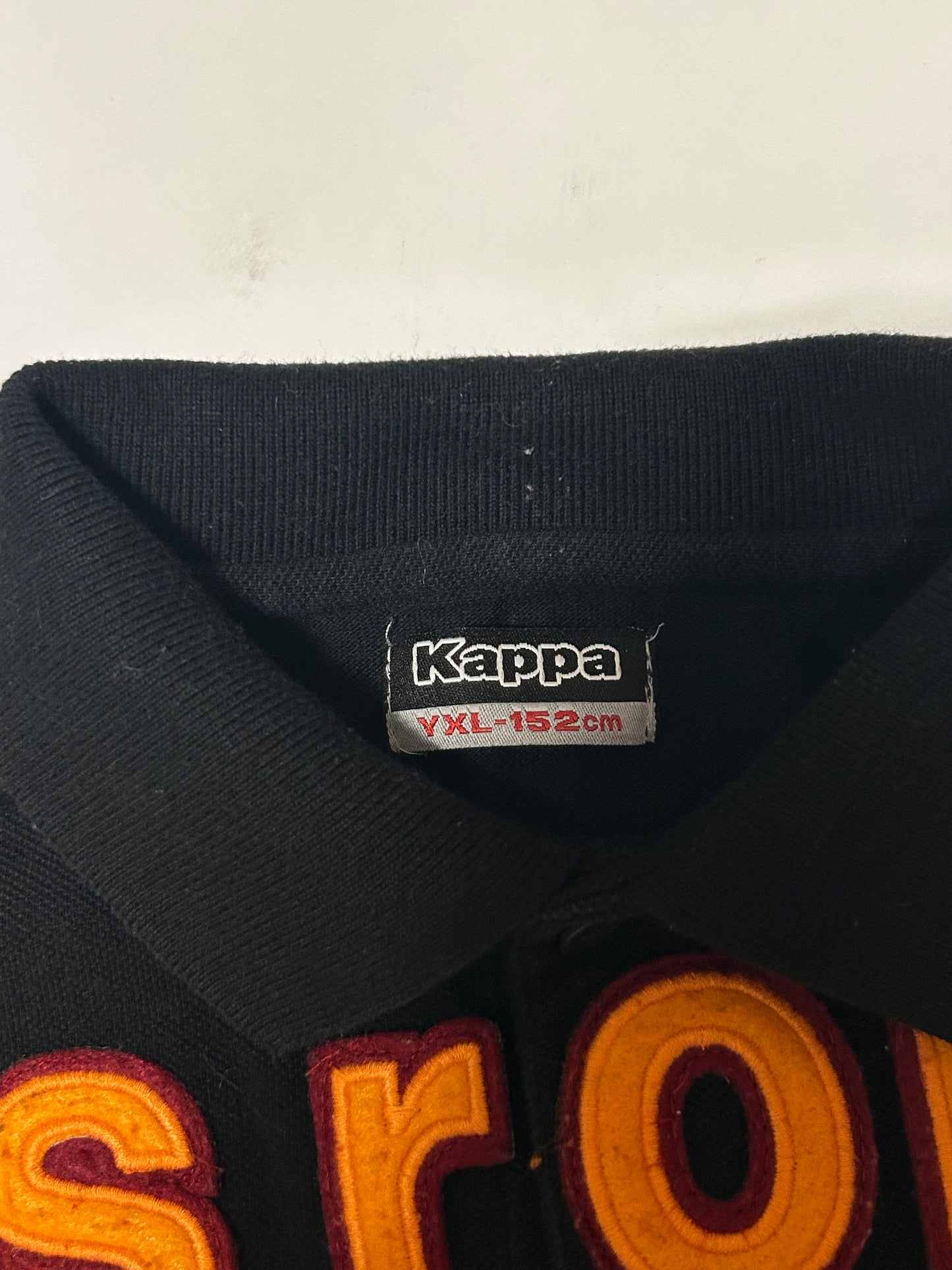 Vintage AS Roma Kappa l/s polo shirt (S)