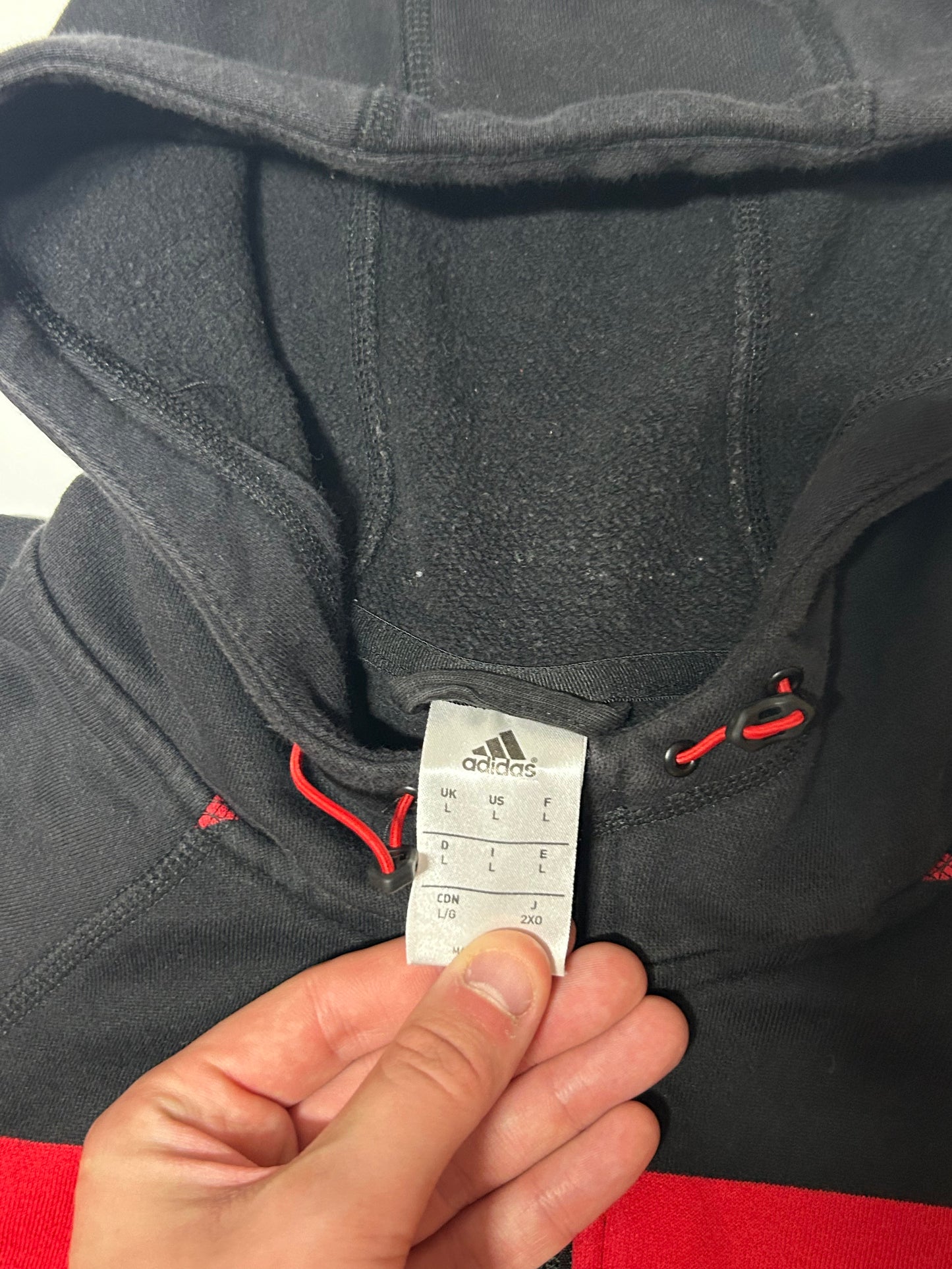 AC Milan adidas full zip hoodie (L)