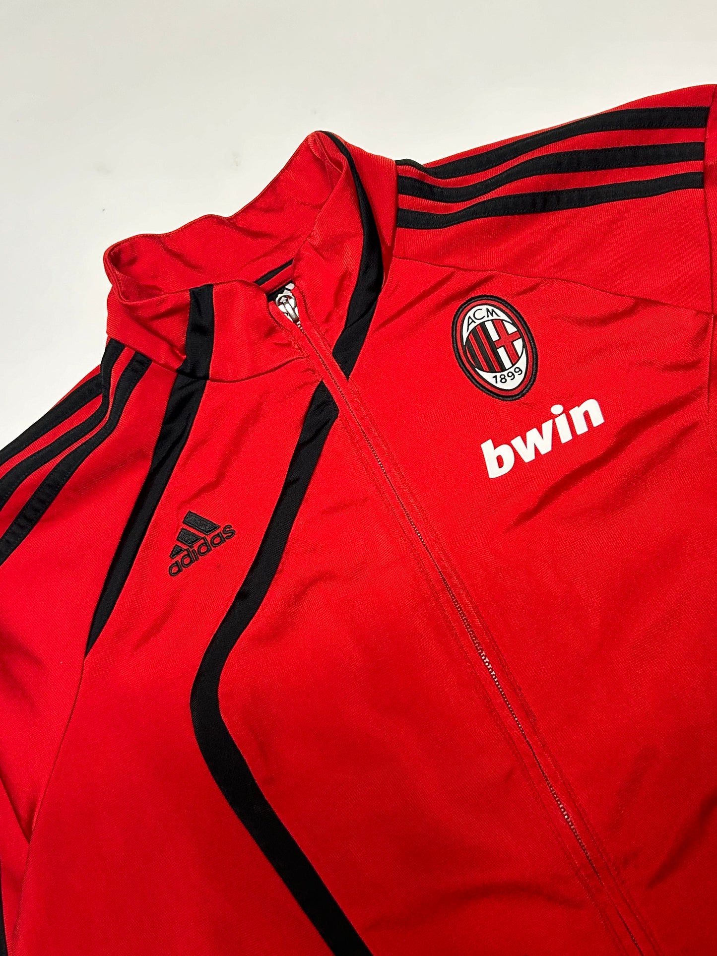 AC Milan 2009/10 Adidas football track jacket (M)