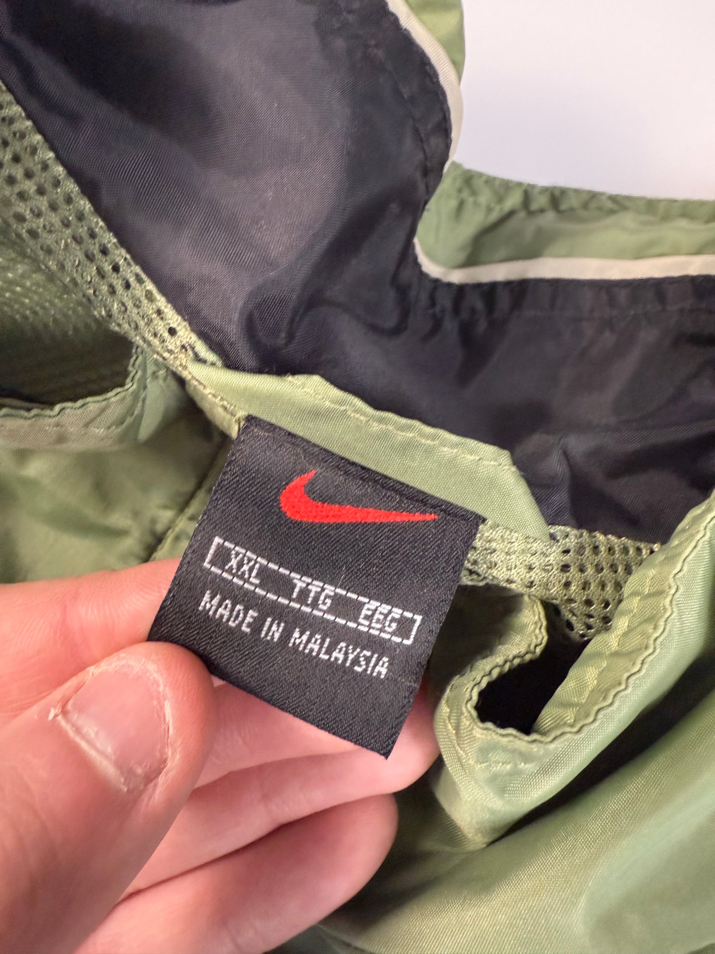 Vintage 90s Nike centre swoosh anorak jacket (XXL)