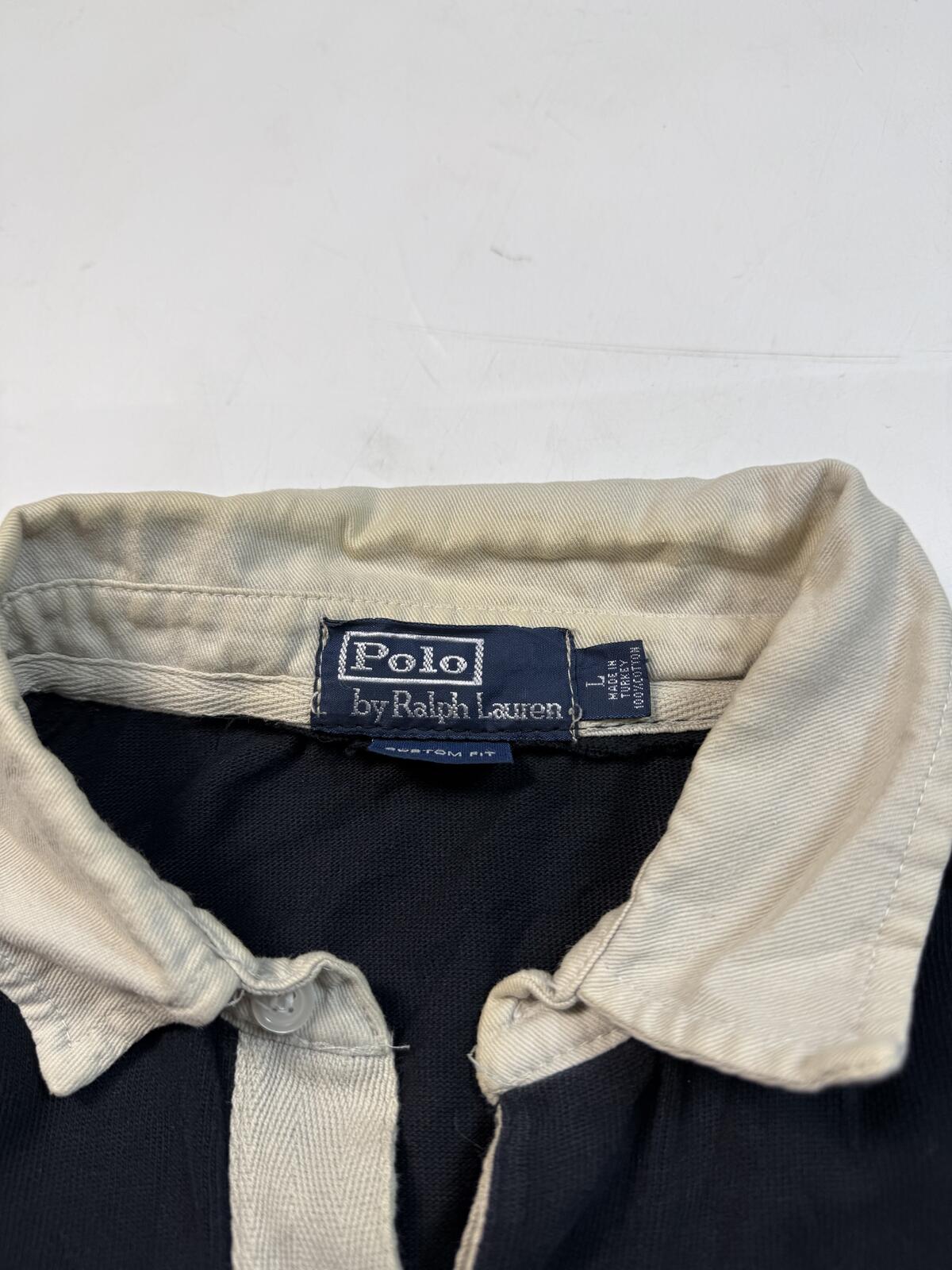 Vintage 90s Ralph Lauren rugby polo shirt (L)