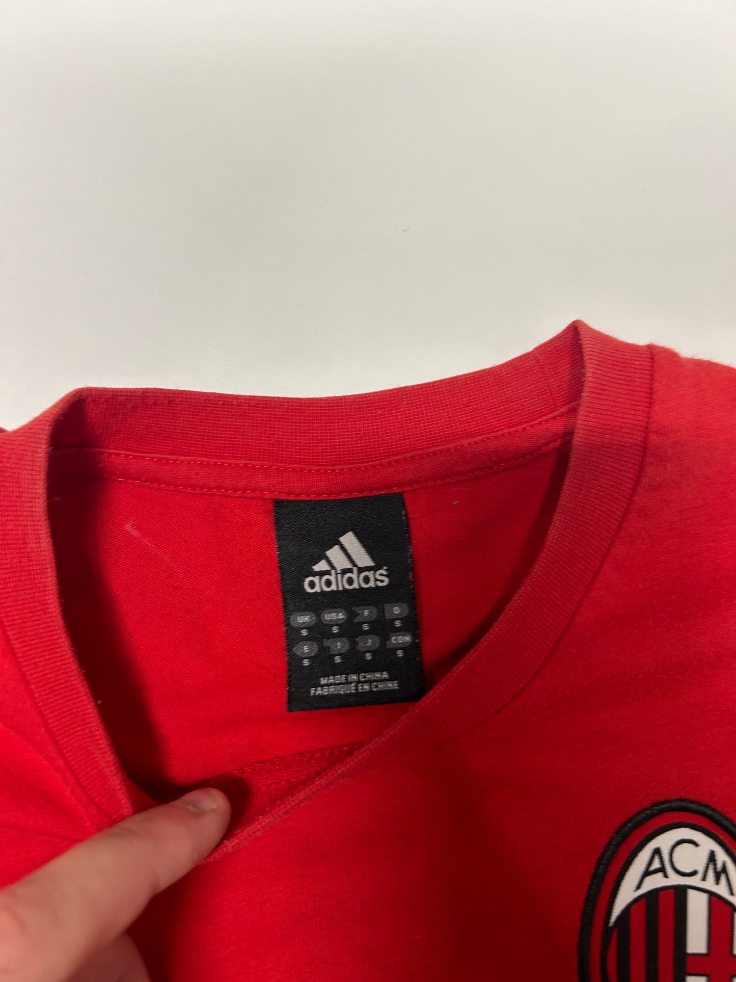 Vintage AC Milan adidas tee (S)