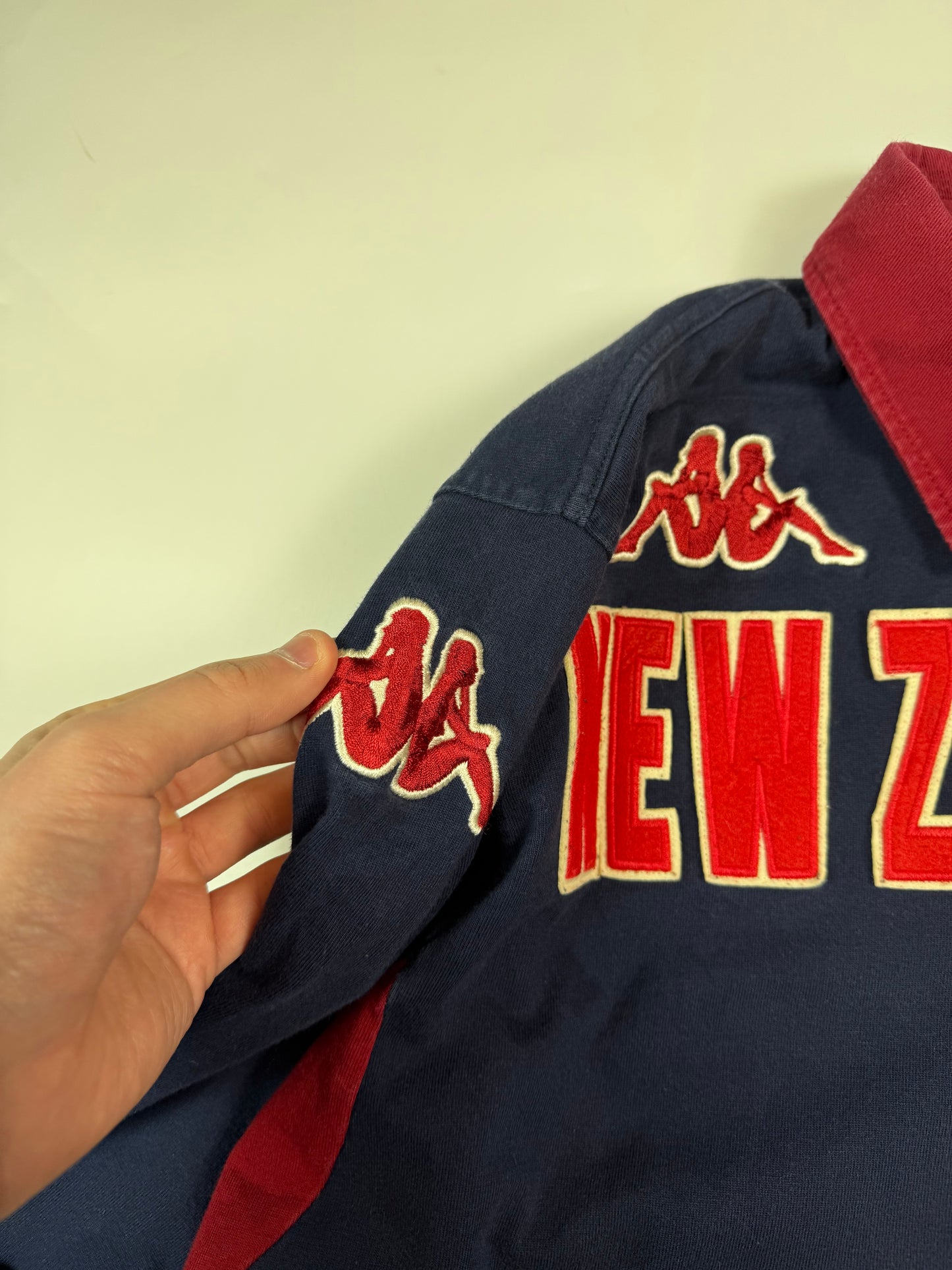 Vintage New Zealand Kappa rugby polo shirt (L)