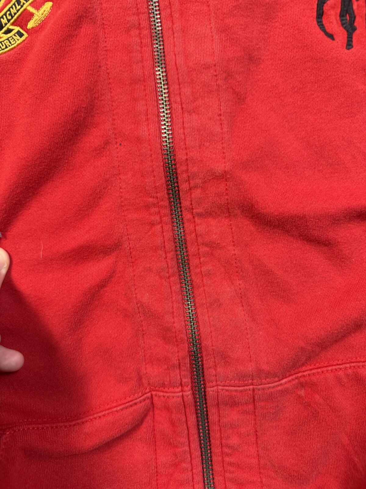 Vintage Polo Ralph Lauren big pony full zip hoodie (XL)