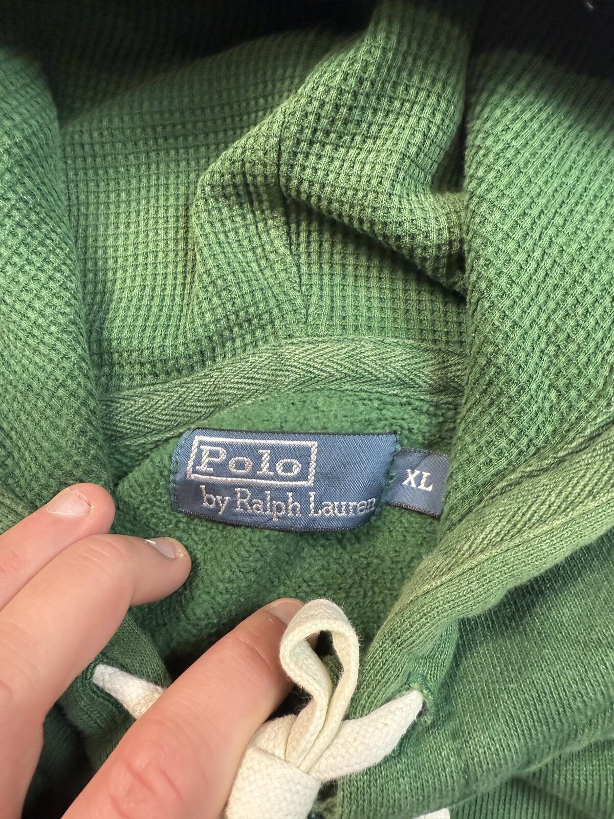 Vintage Polo Ralph Lauren full zip hoodie (XL)